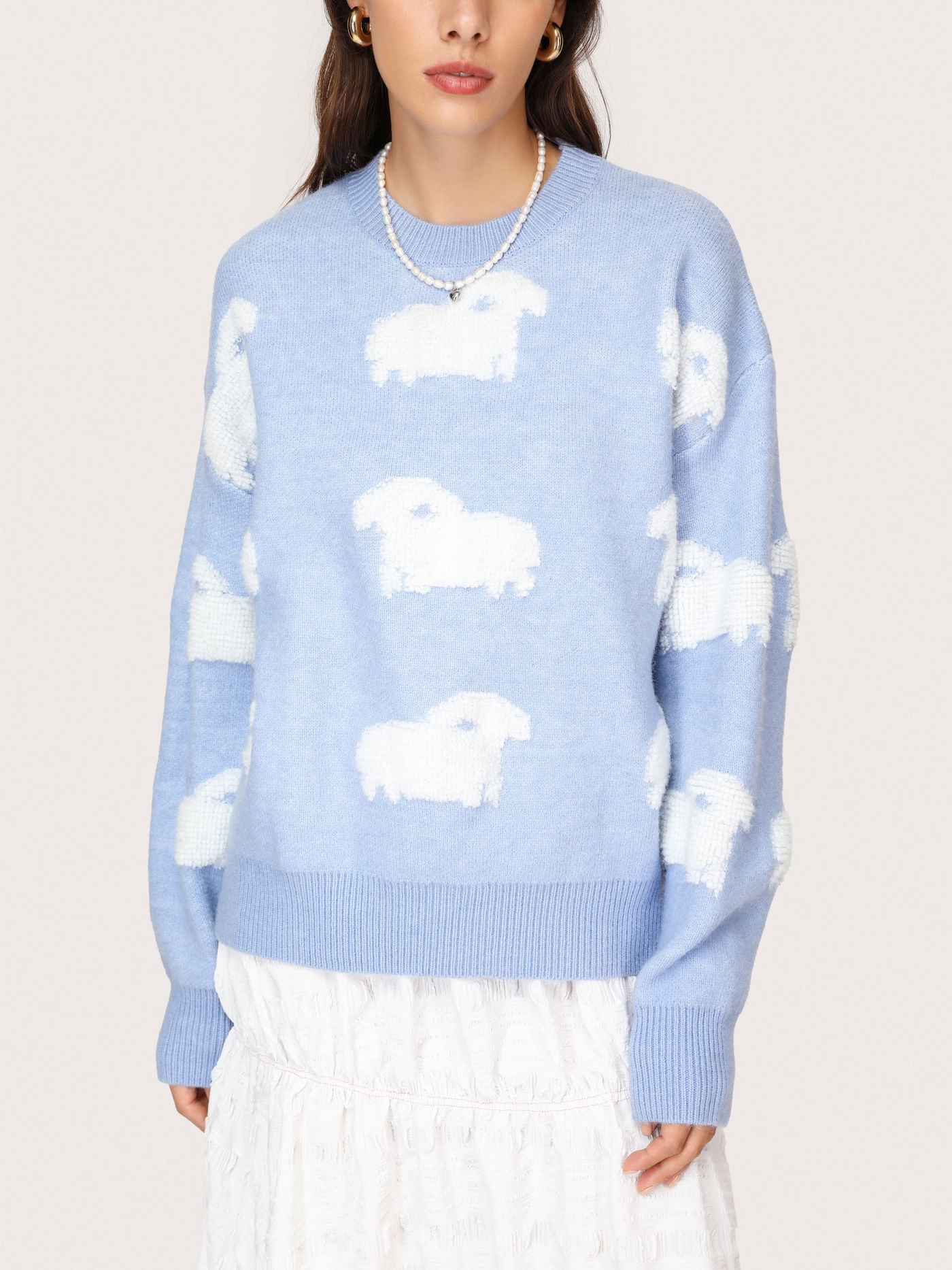 Counting Sheep Graphic Sweater