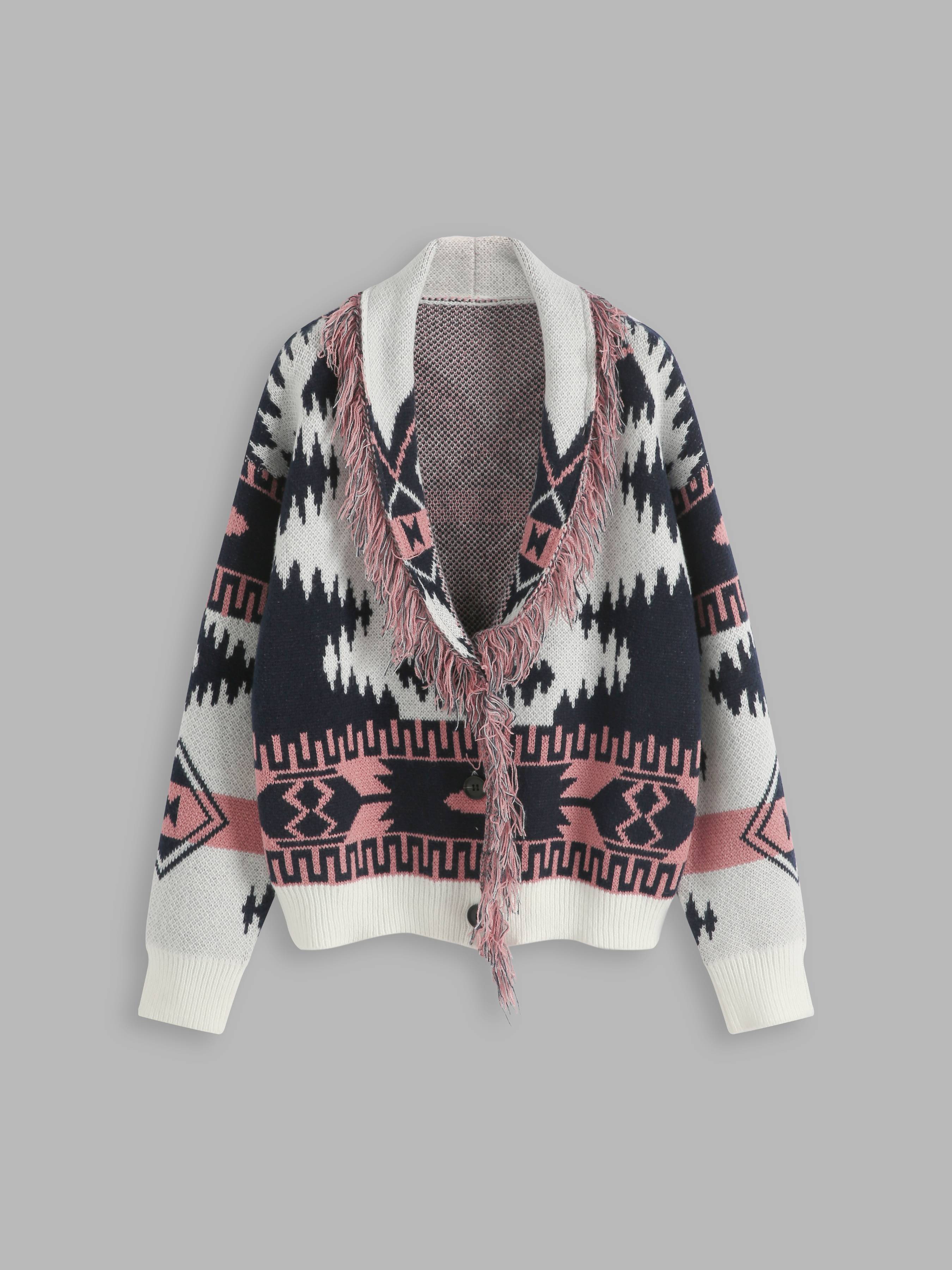 Boho Tassel Cardigan For Music Festival/Live House Outdoor