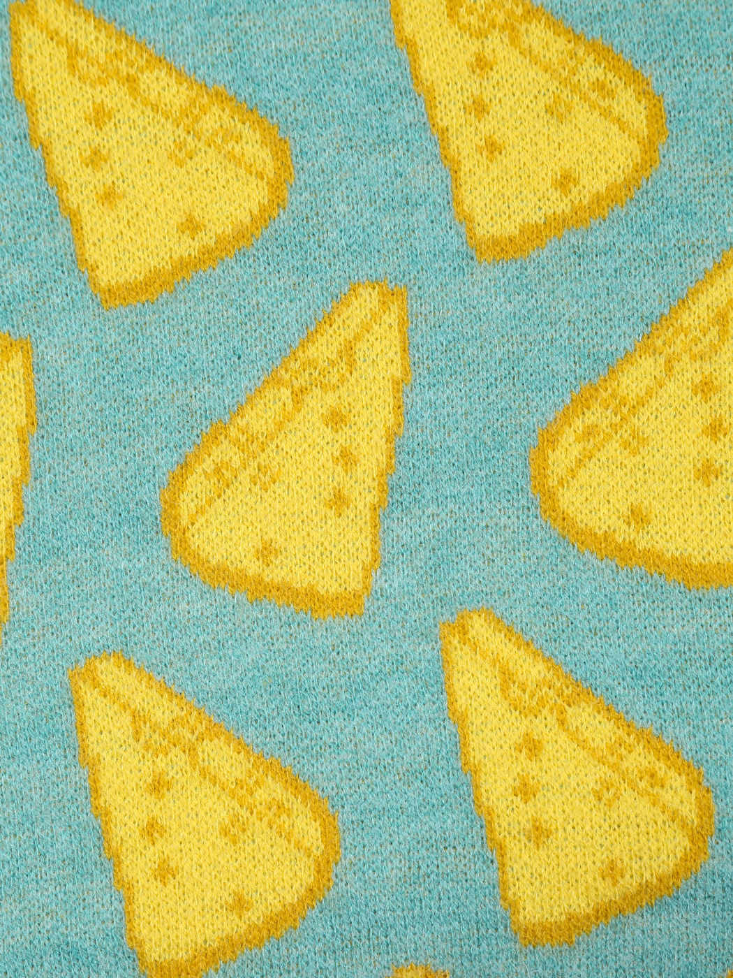 Cheese Pattern Sweater - Cider