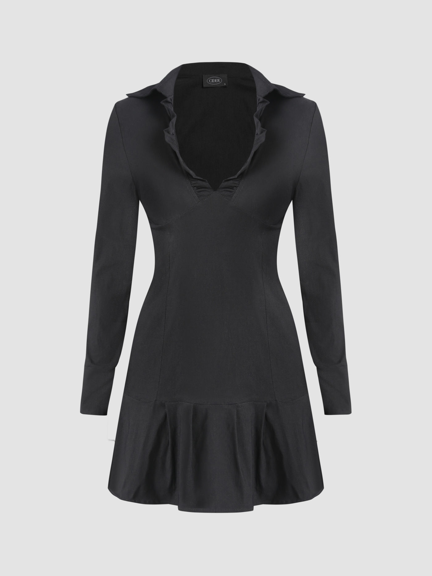 Collar V-neck Dress