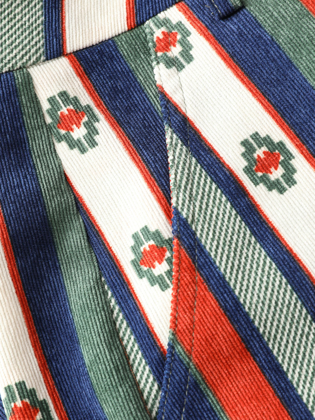 Colorful Striped Wide Leg Pants