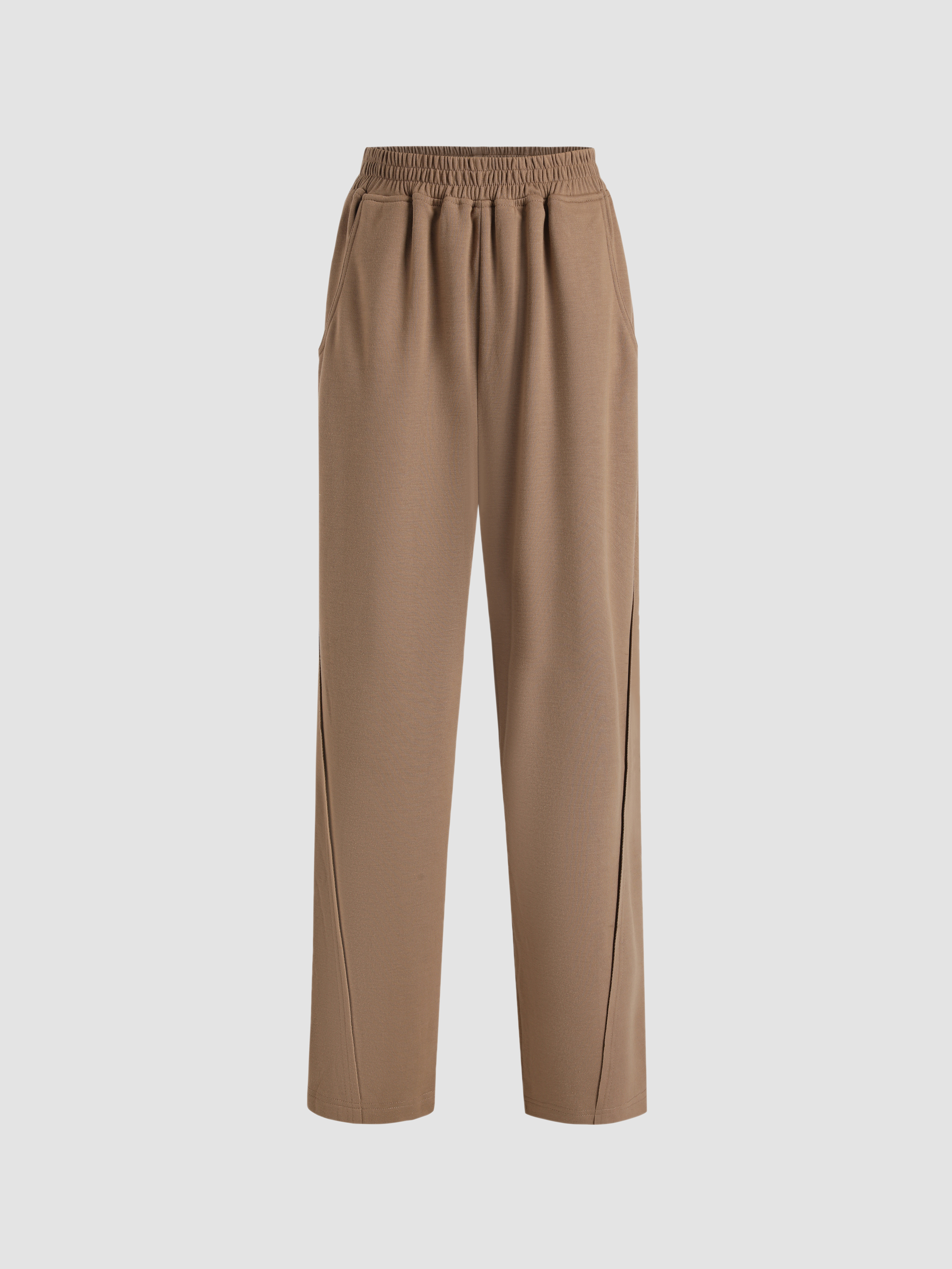 Cozy Solid Pants Cider