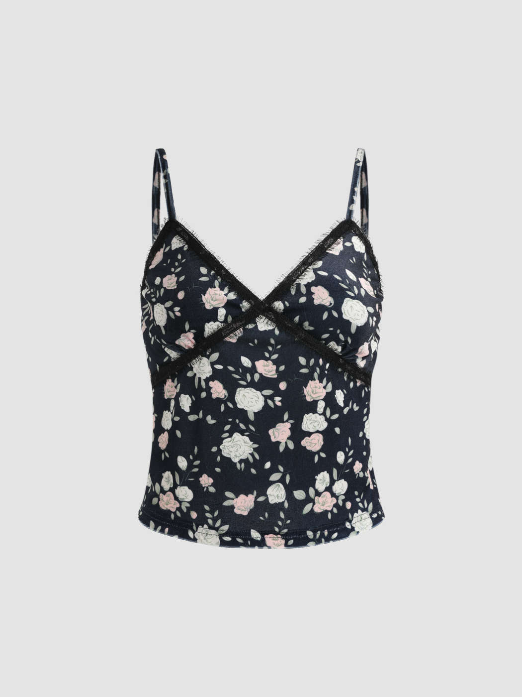 Heart Lace Tank Top - Cider