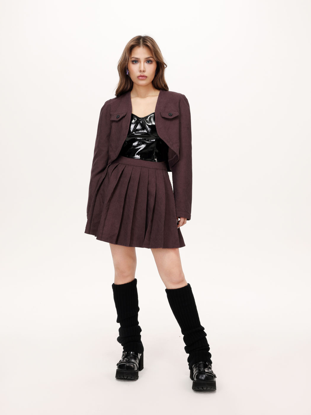  Einfache einfarbige Jacke