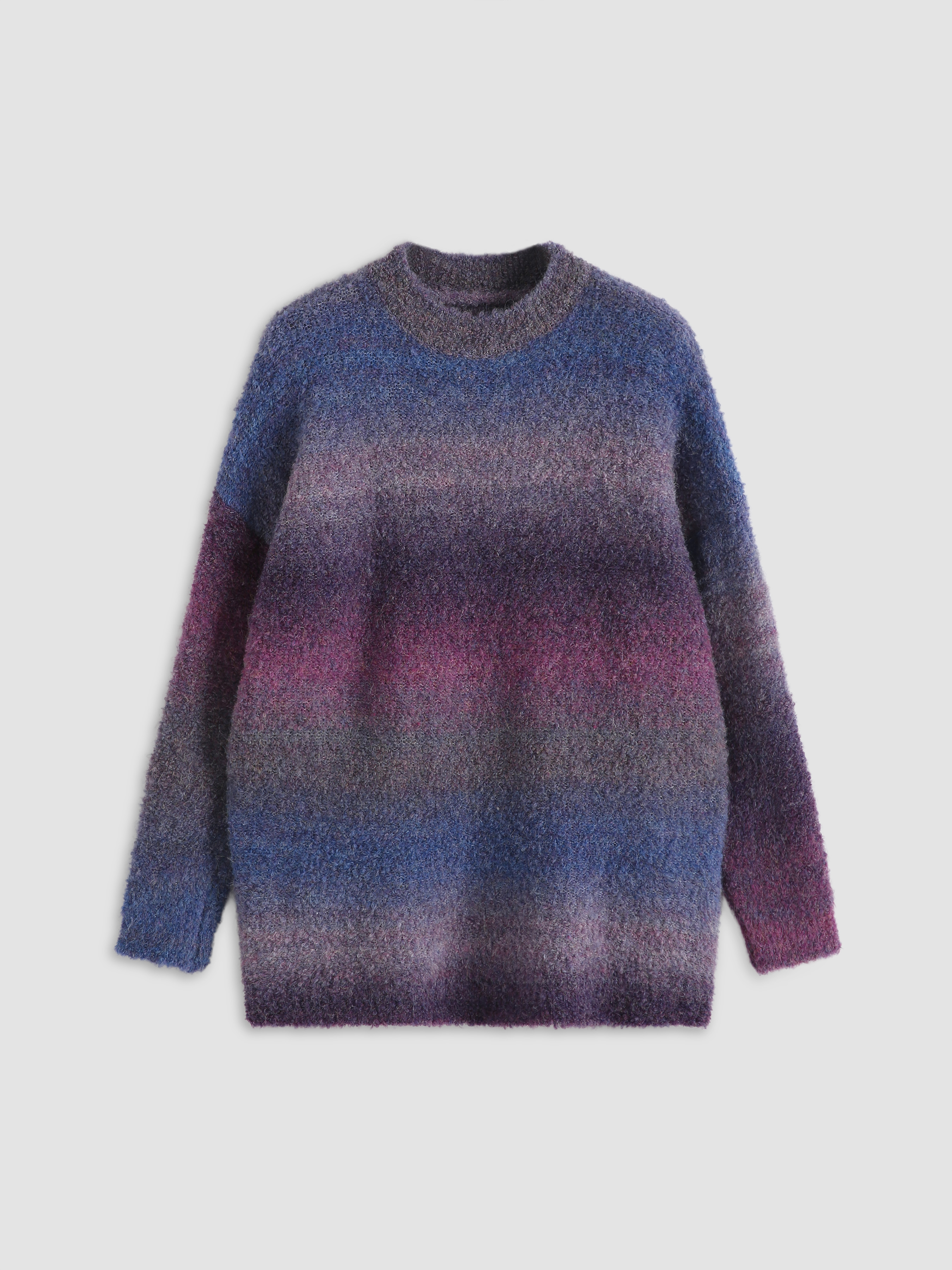 Solar Light Gradient Sweater - Cider