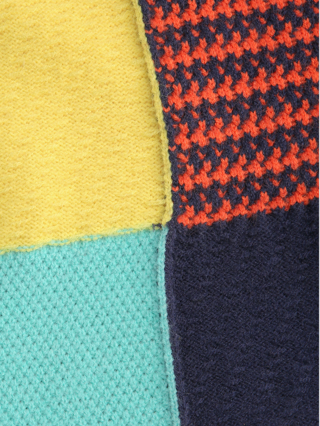 Tetris Patchwork Strickpullover