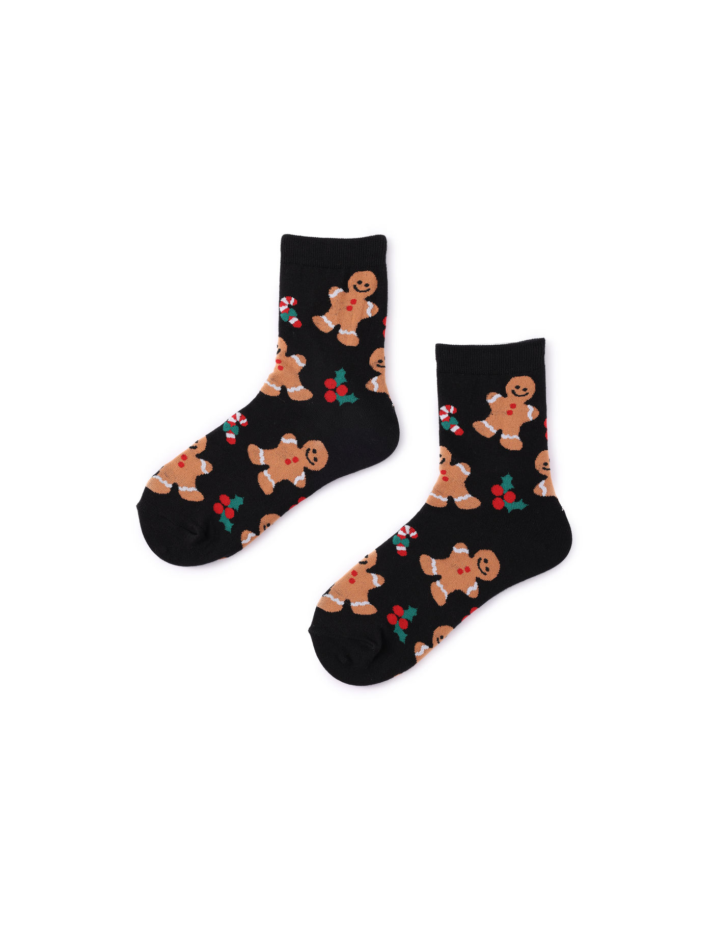 Weihnachts-Lebkuchen-Mann-Socken