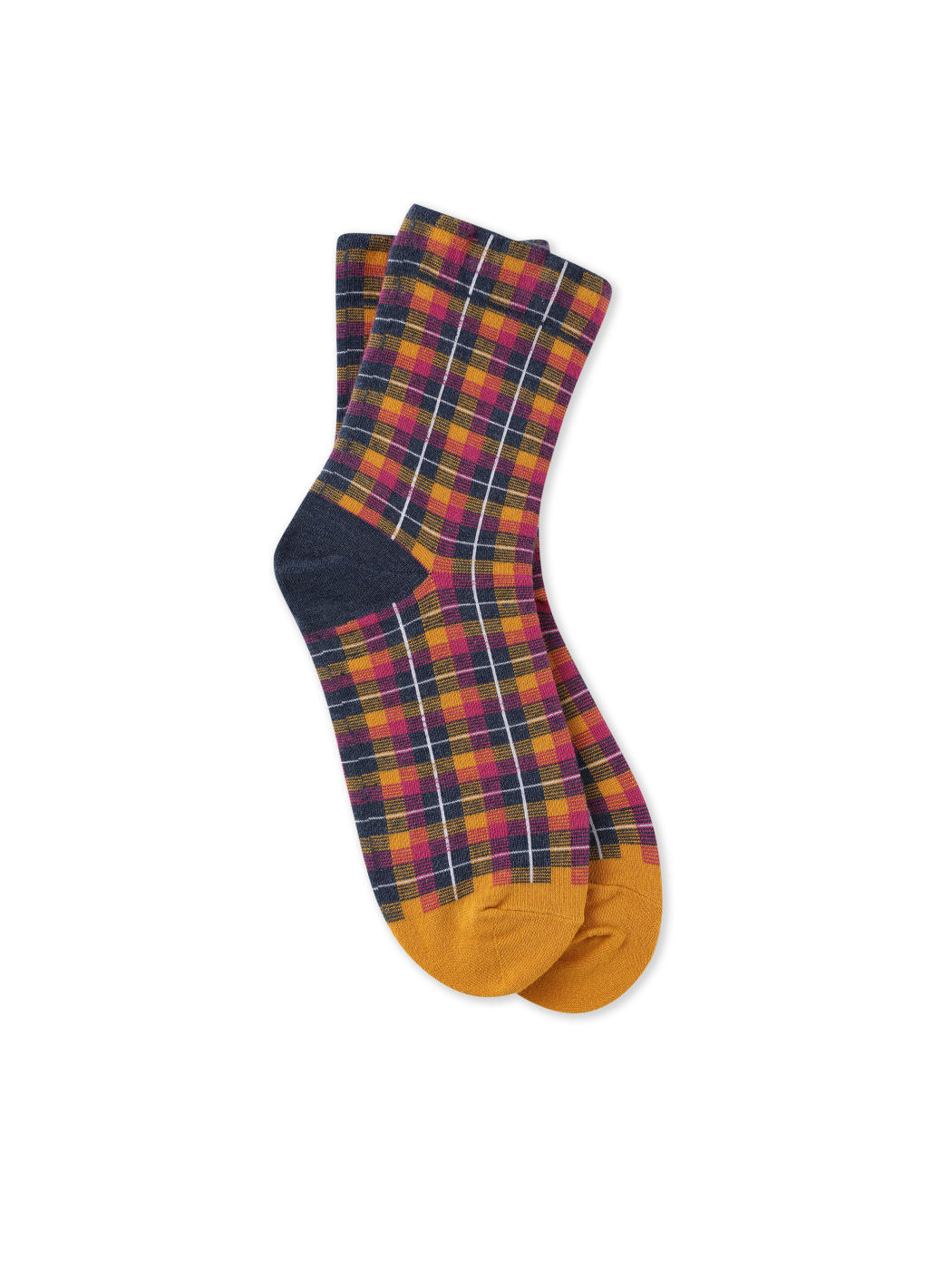 Plaid Pattern Socks