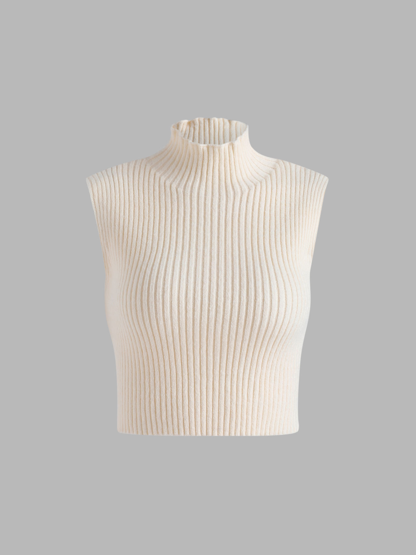 Solid Rib Knit Tank Top