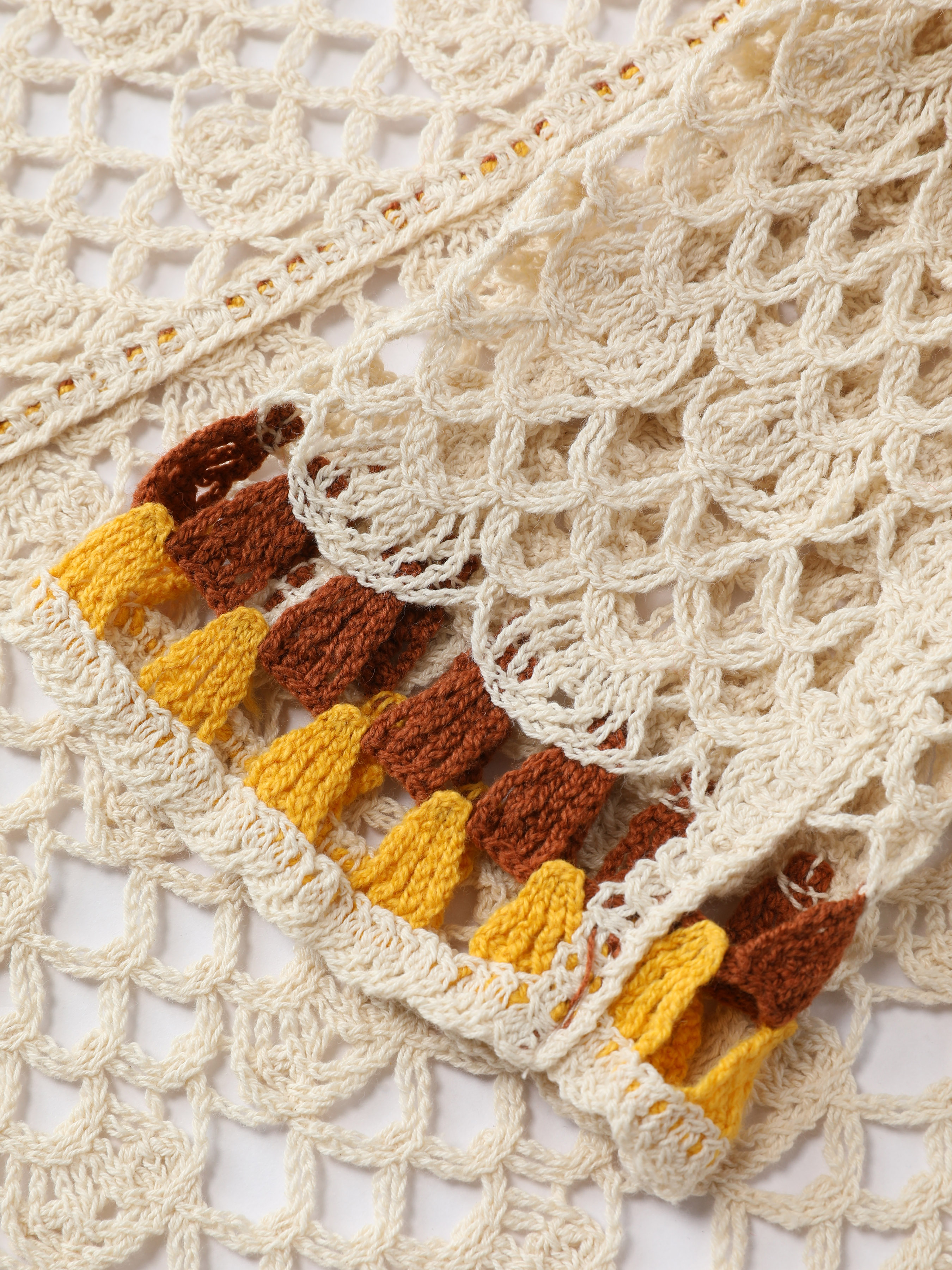 SHEIN Relaxiva Cardigan Tricoté Crocheté élégant Ajouré Avec Broderie