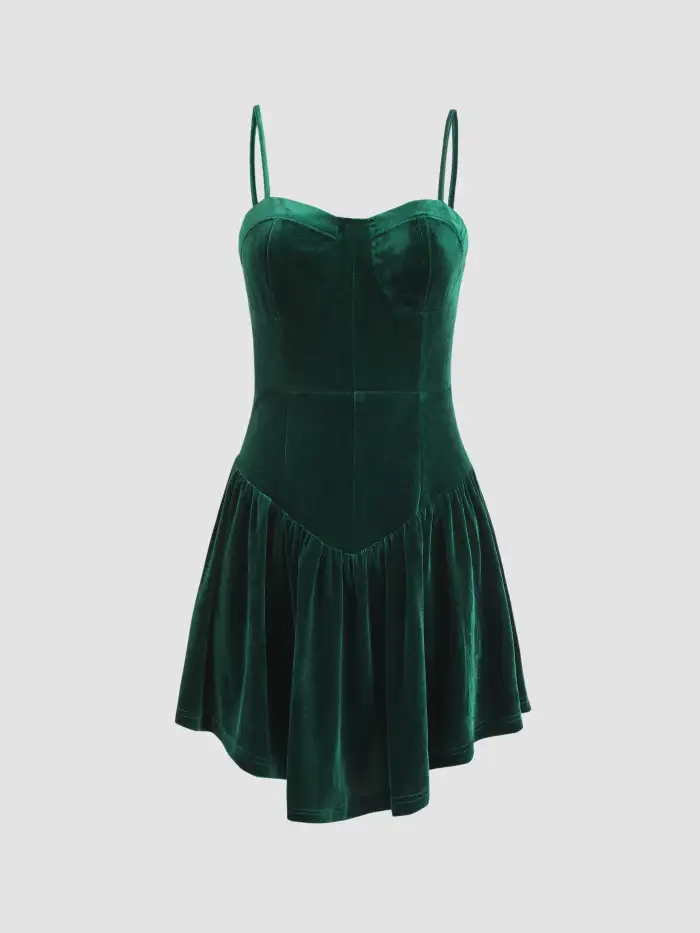 green velvet cami dress Free Dancer For Date Party/Clubbing mens' wear