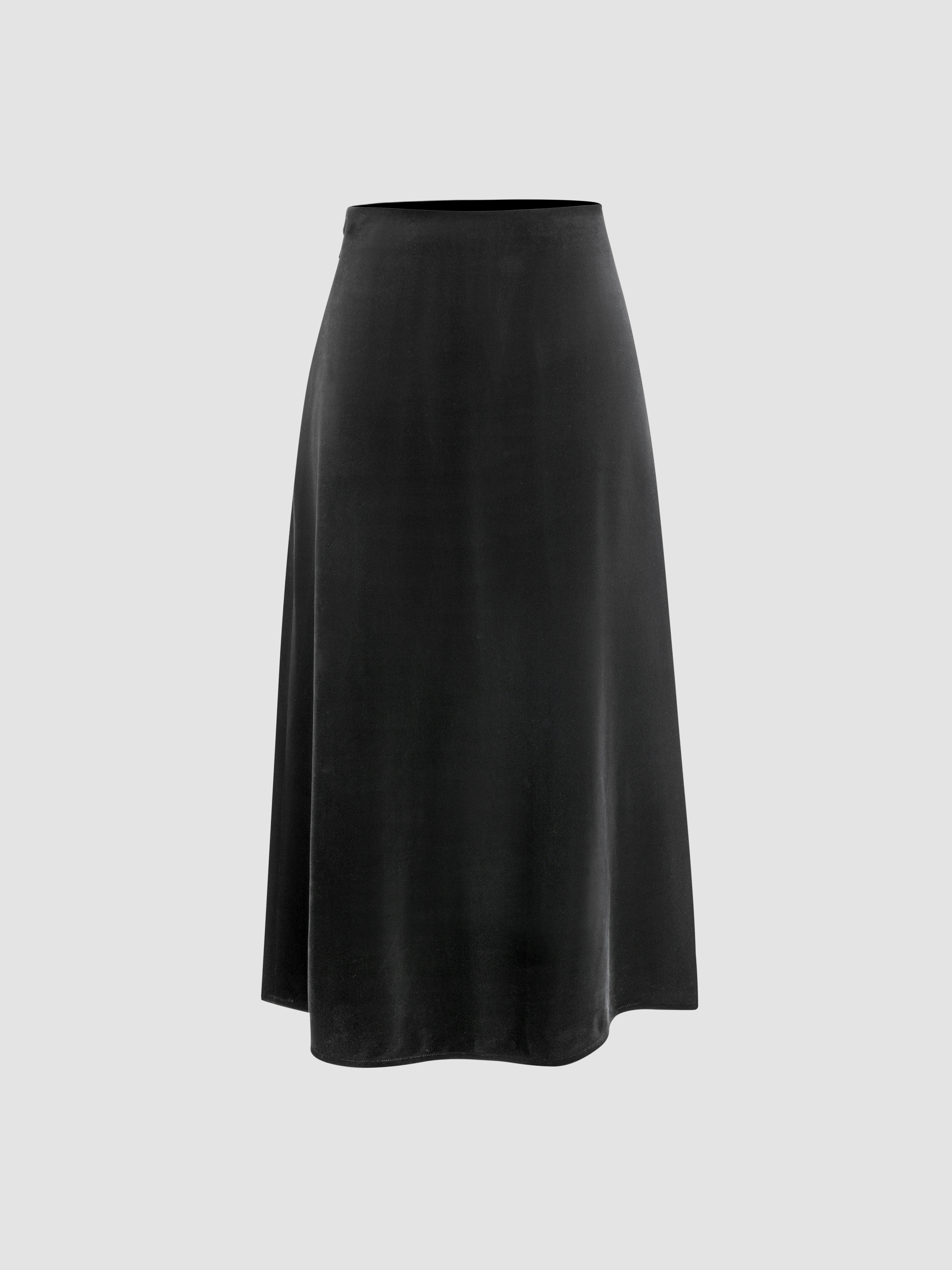 Velvet Midi Skirt Cider