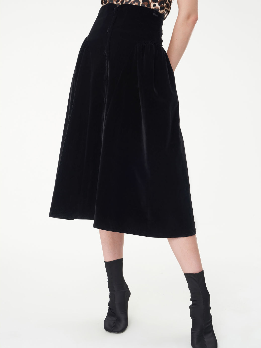 Velvet Cascade Skirt