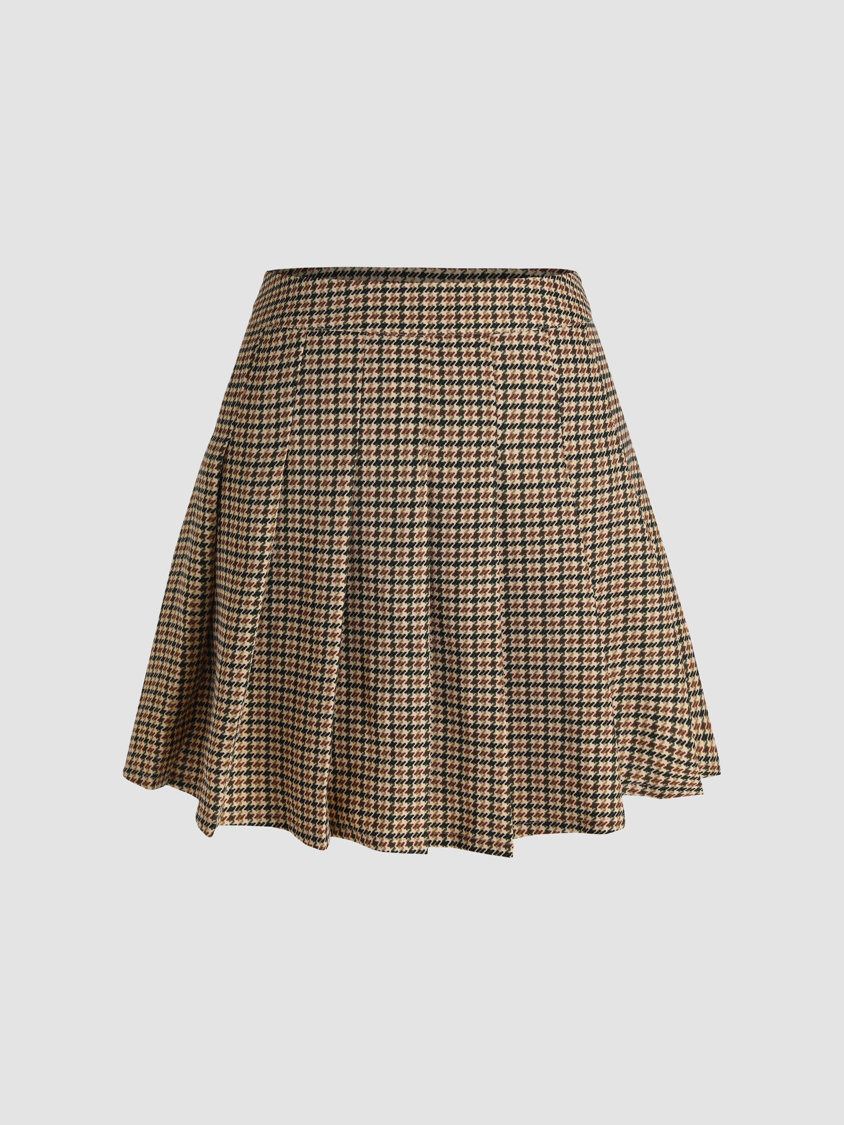 展示会で購入しました♡新品★ミストレアス★Houndstooth Pleats Mini Skirt