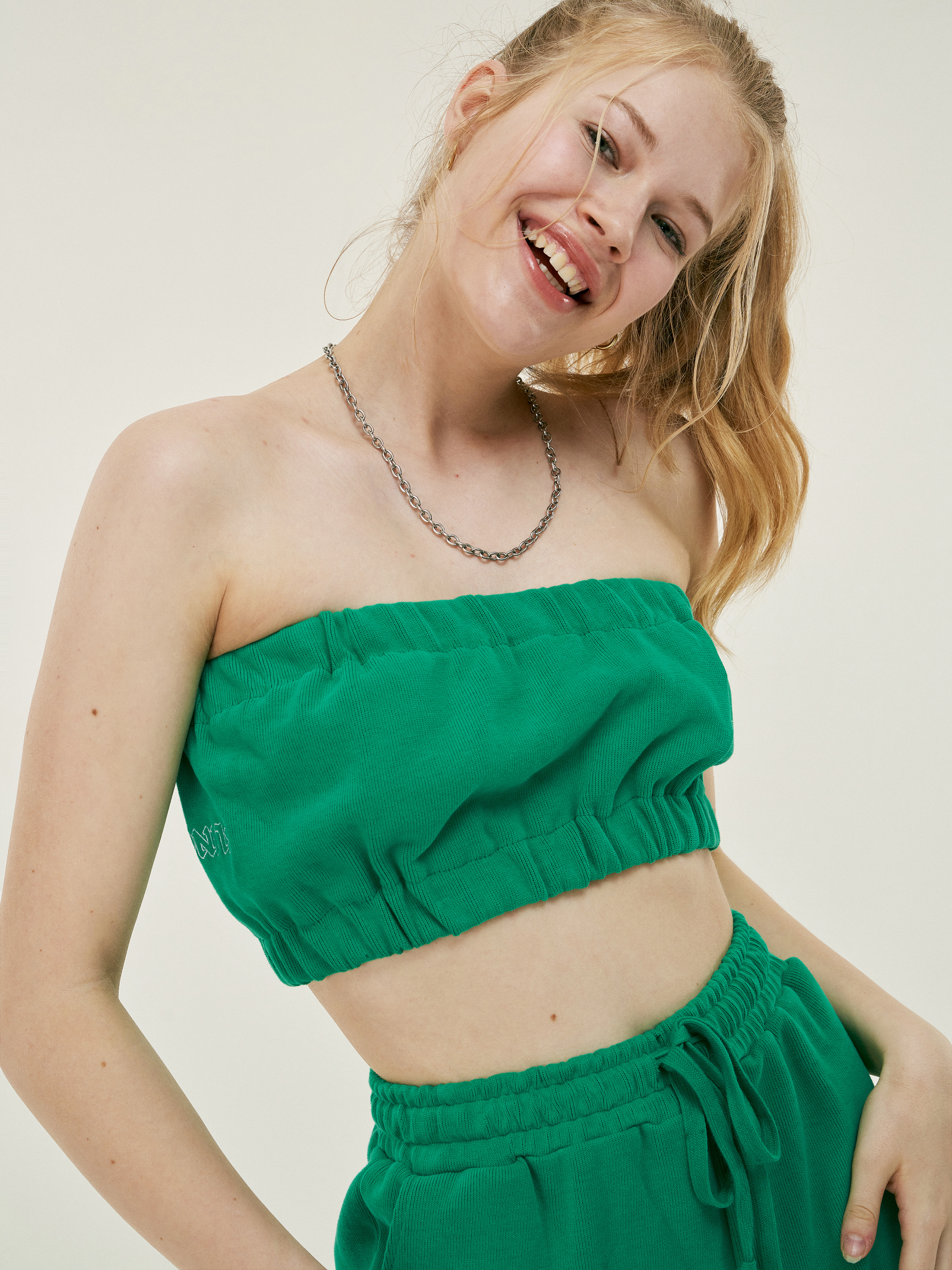 Crop top sin discount tirantes