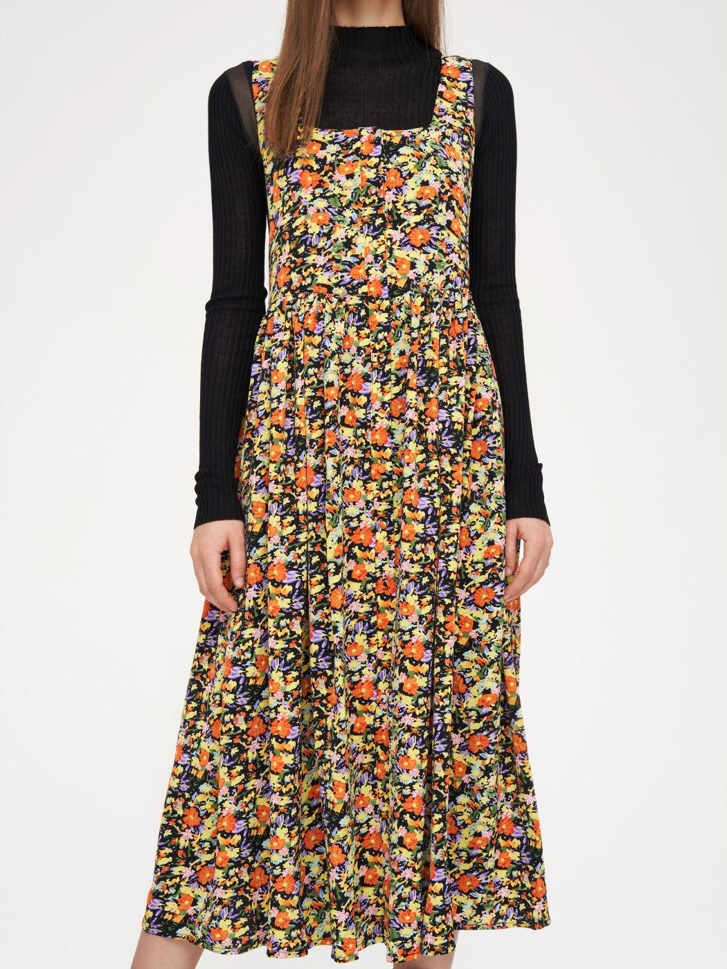 Blumen blühendes Maxikleid