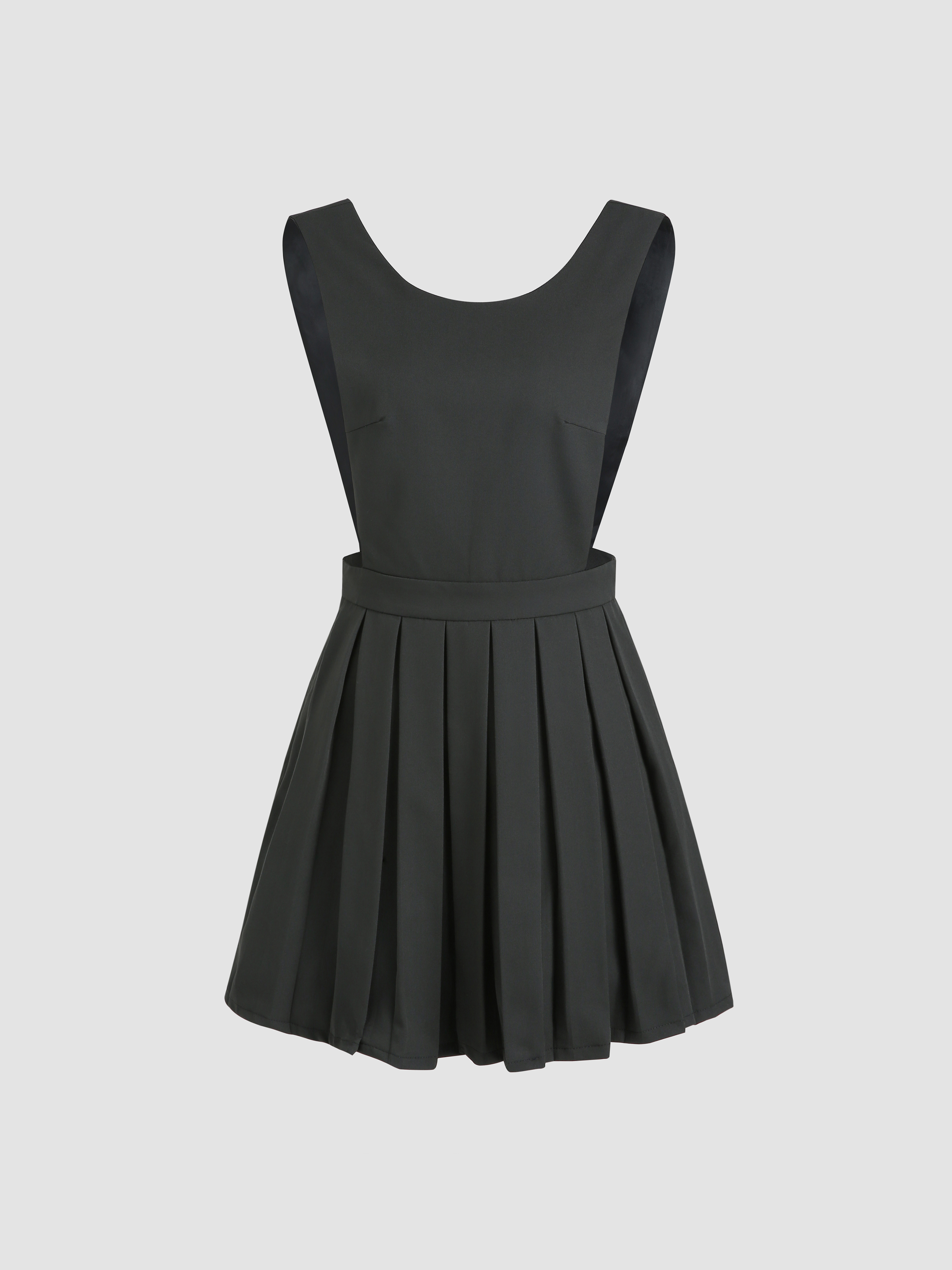 Pleated overall outlet dress