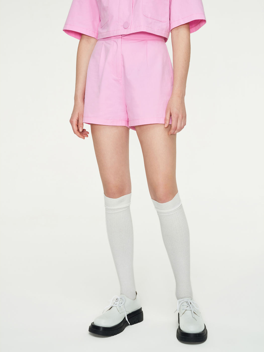 Light Pink Mini Shorts