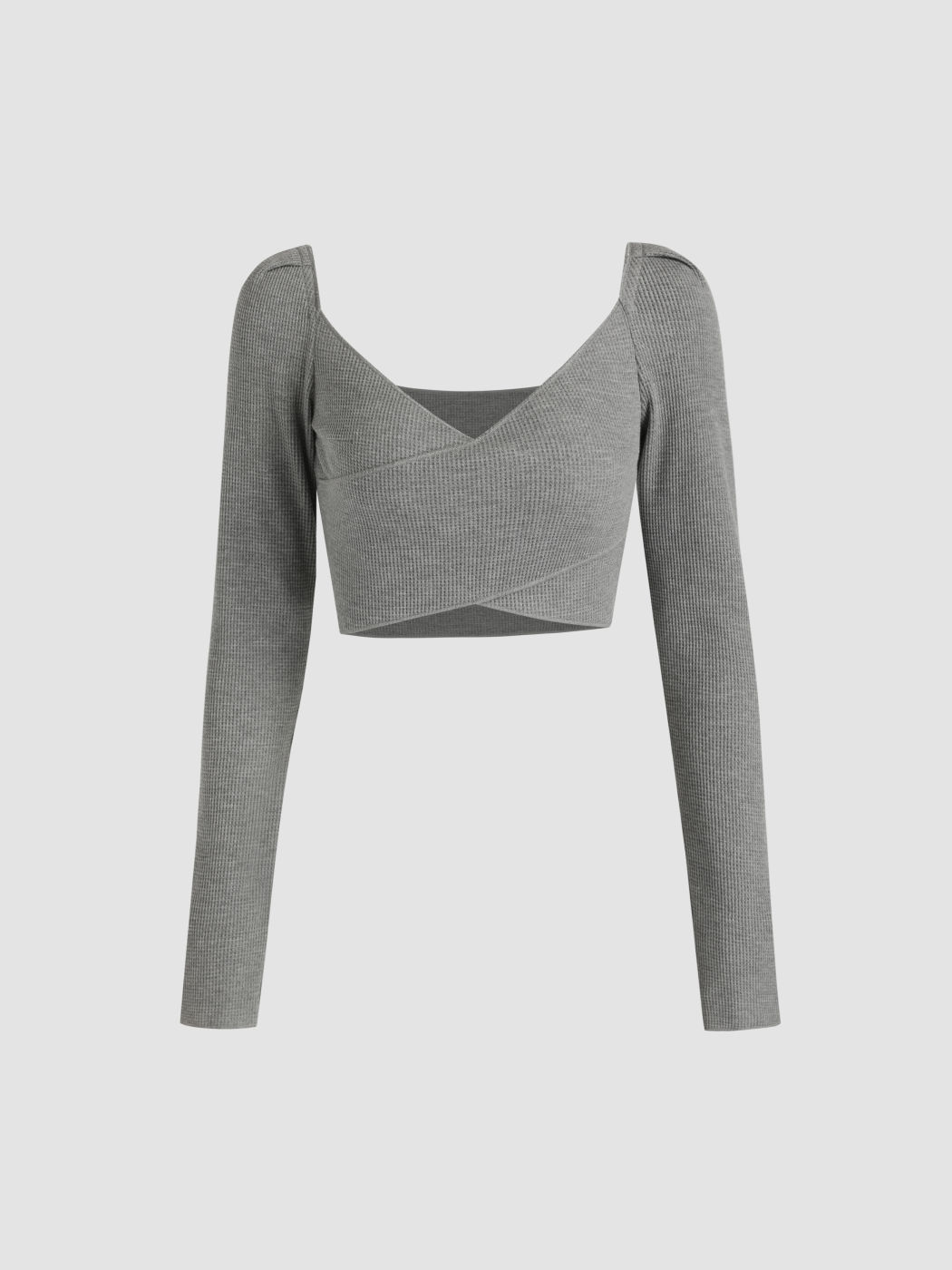 Grey Area Cropped Long Sleeve