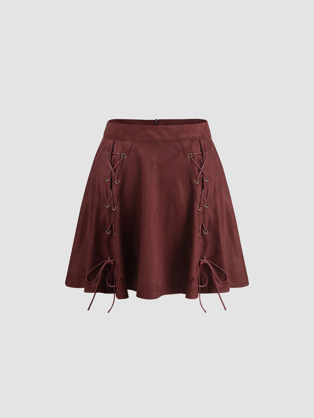 Solid Mini Skirt