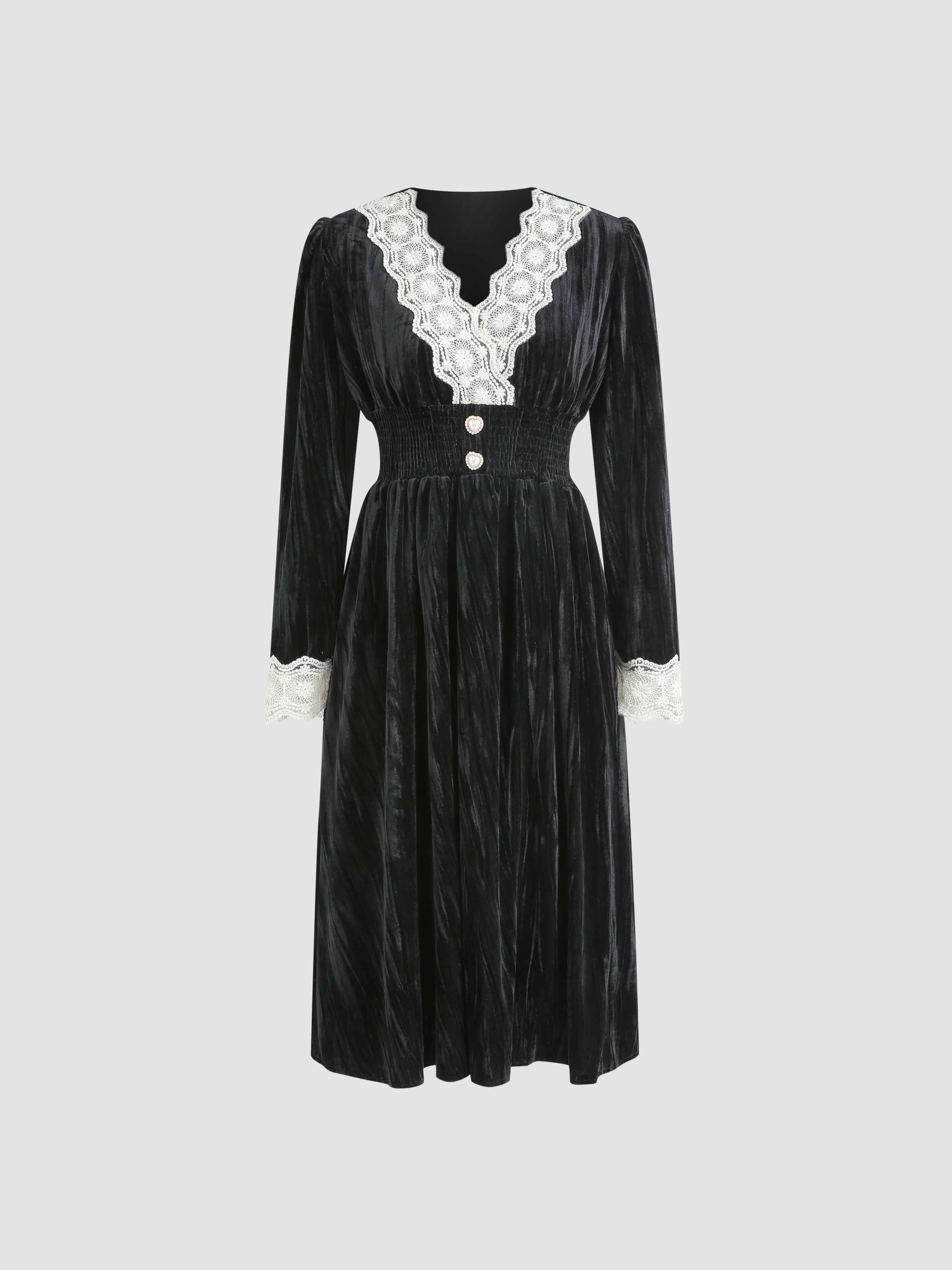 Lace Up Pleated Long Dress For Exhibition Date Party/Clubbing