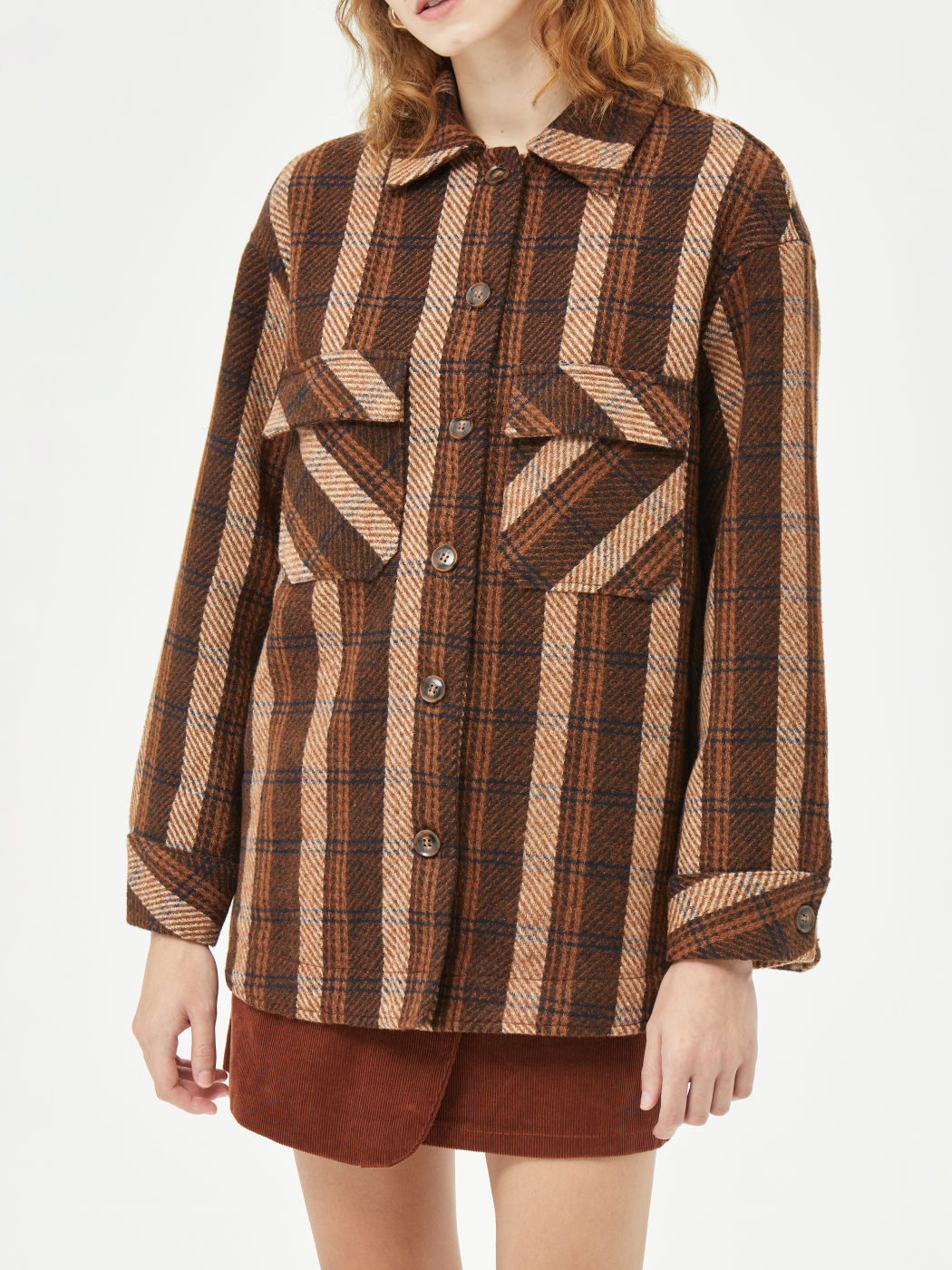 Giacca bohémien in tweed