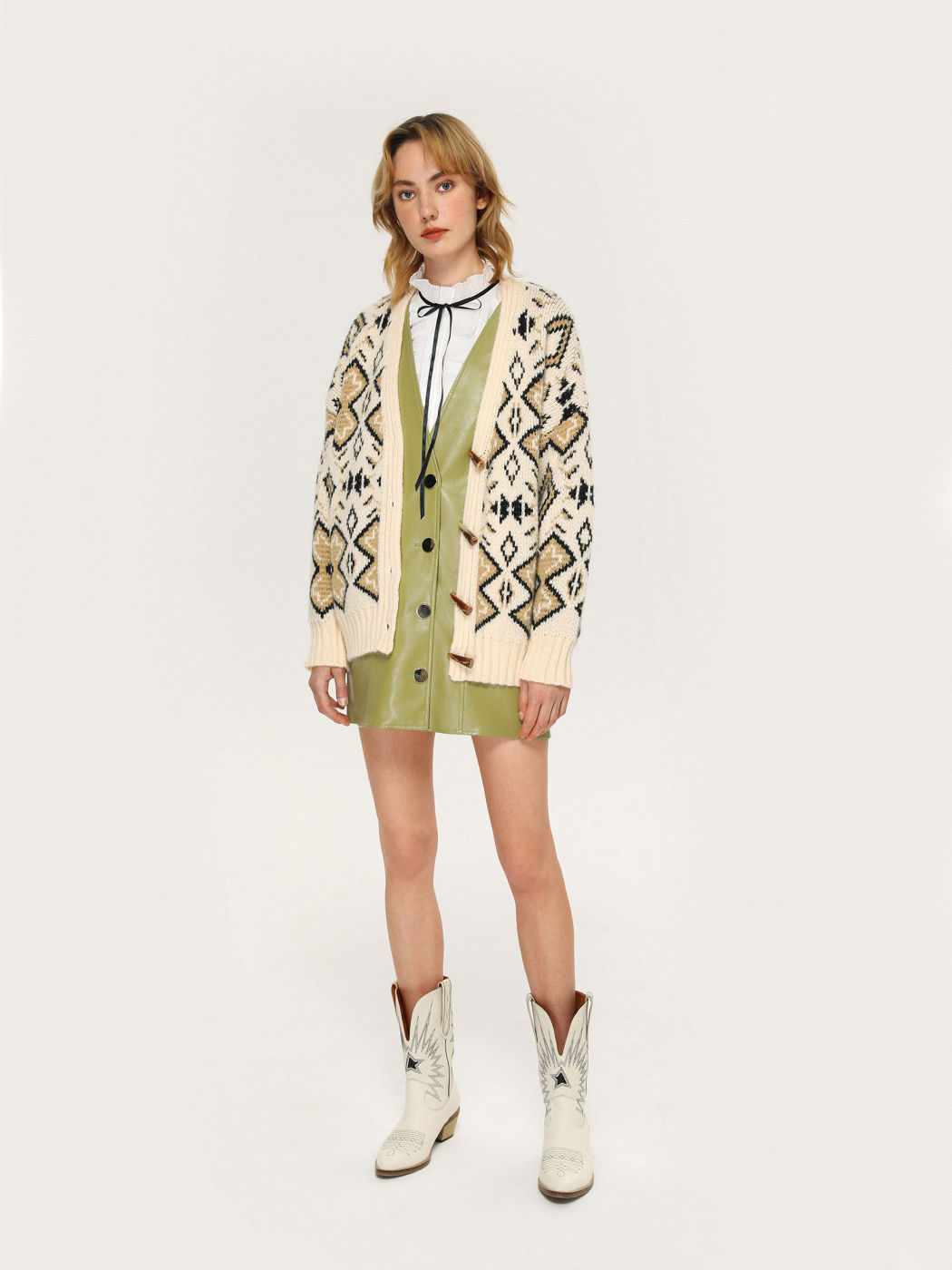 Warme Winterjacke mit Taschen