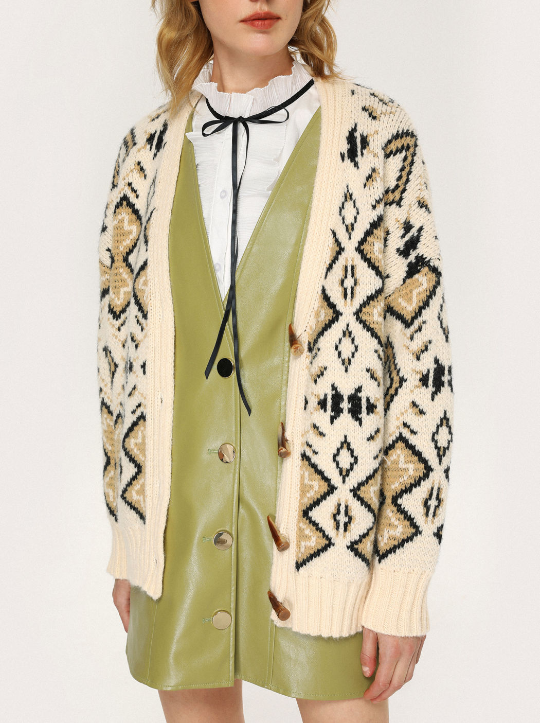 Warme Winterjacke mit Taschen
