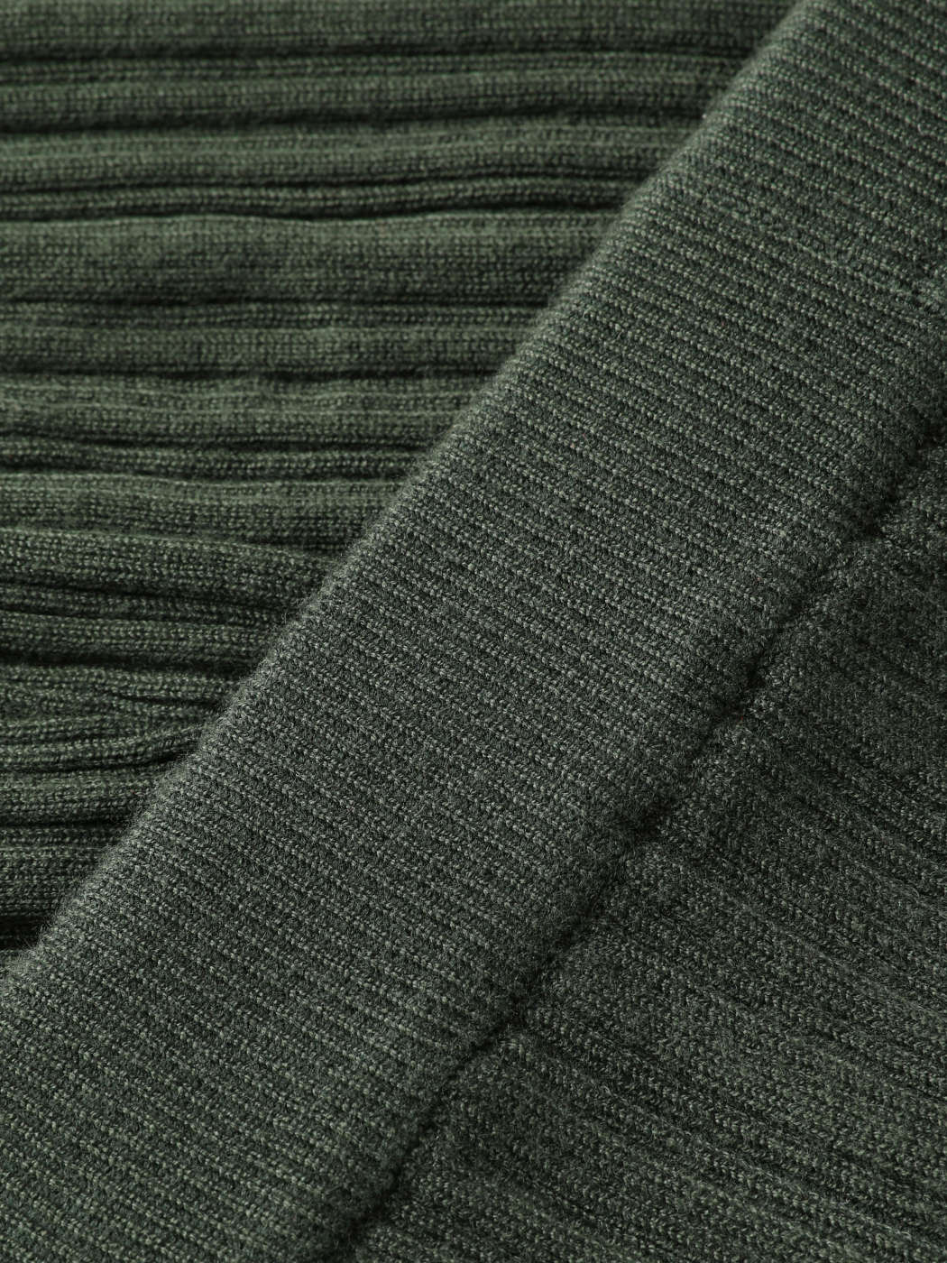 Khaki Green Knitted Corset Top