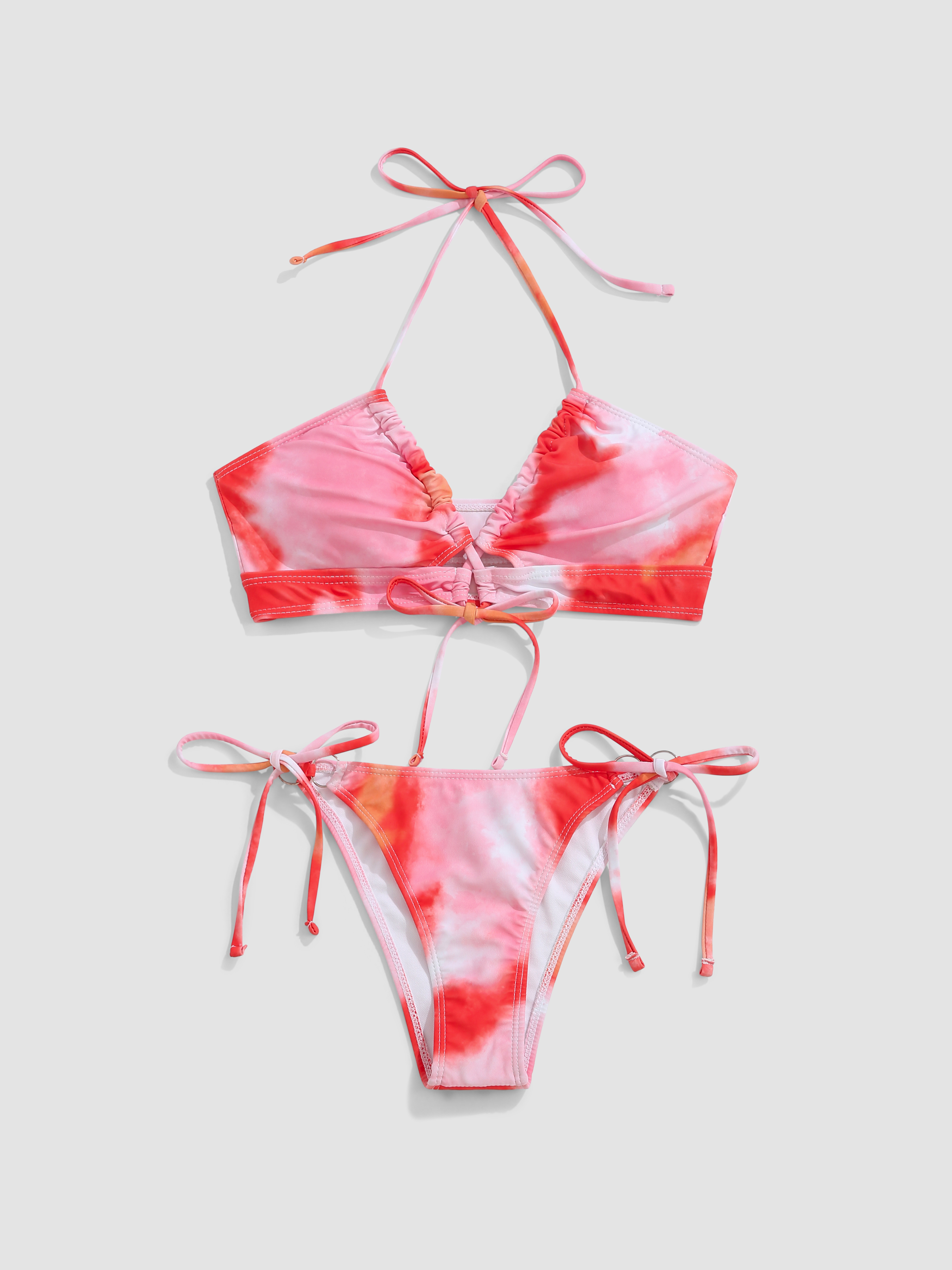 Tie Die Wavy Bikini Set main image 1