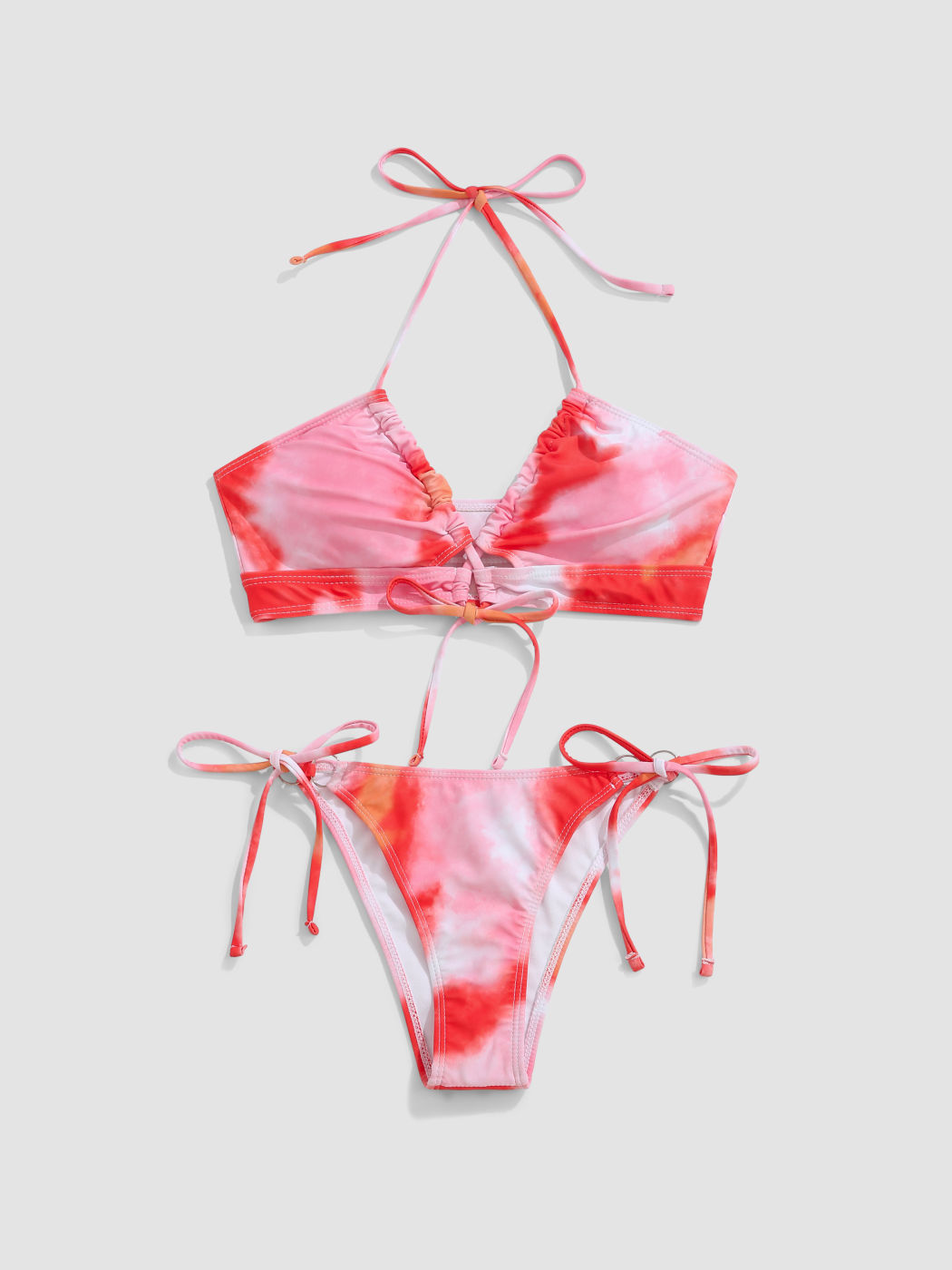  Batik-Druck Bikini-Set