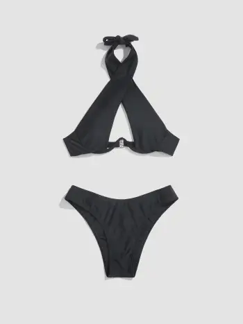 Bikini con ferretto con cut-out Miss Independent