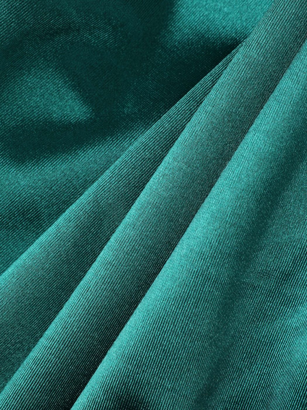 Satin Solid Mini Dress