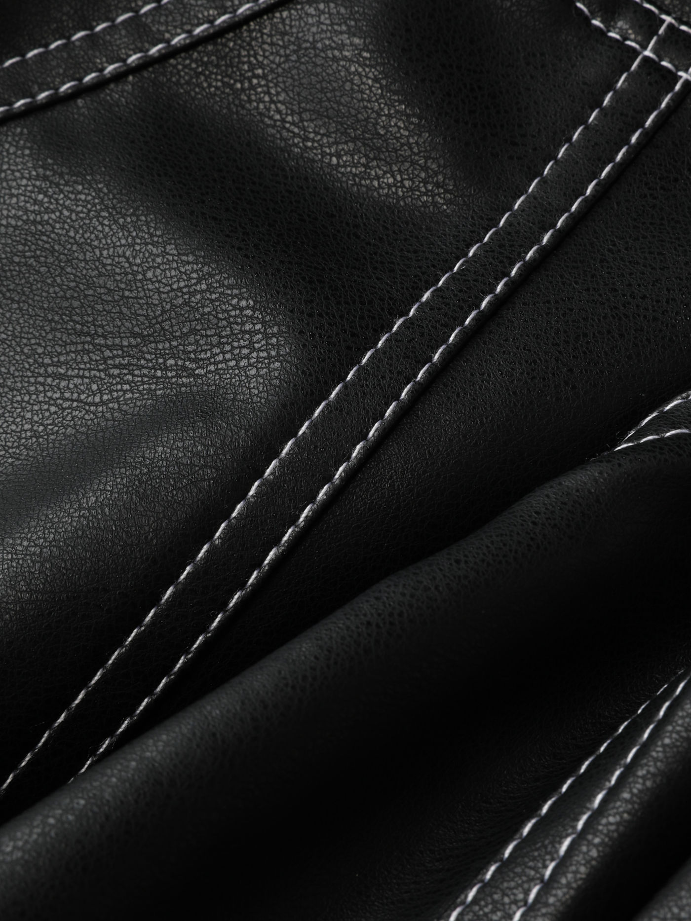 Leather Stitching Corset Top