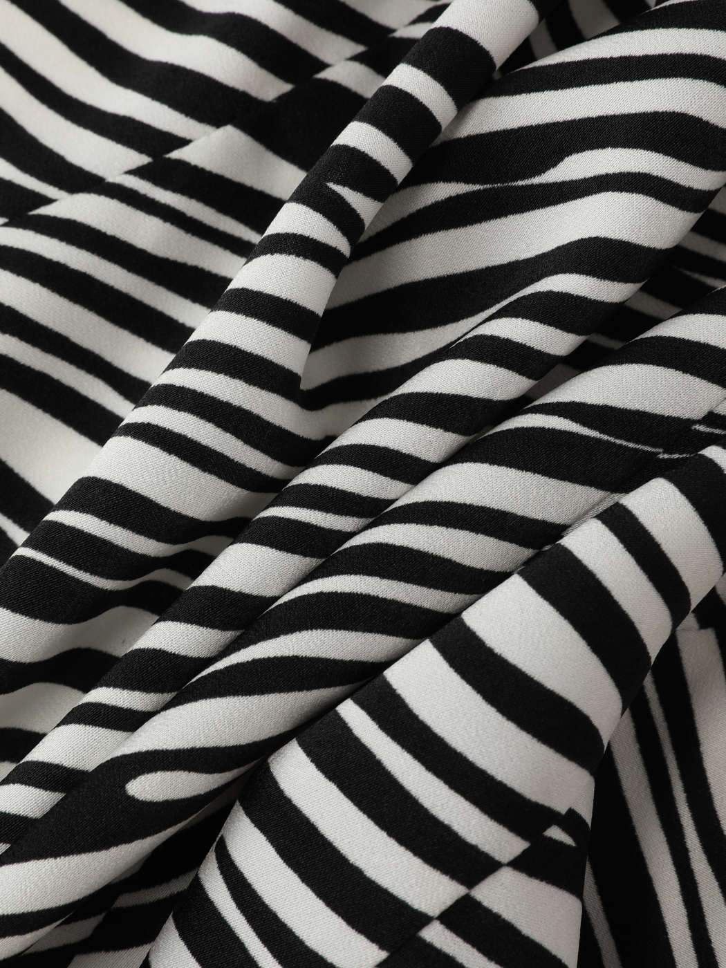 Zebra Striped Lace Tank Top
