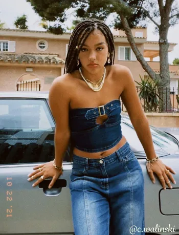 Cowgirl Denim Crop Top