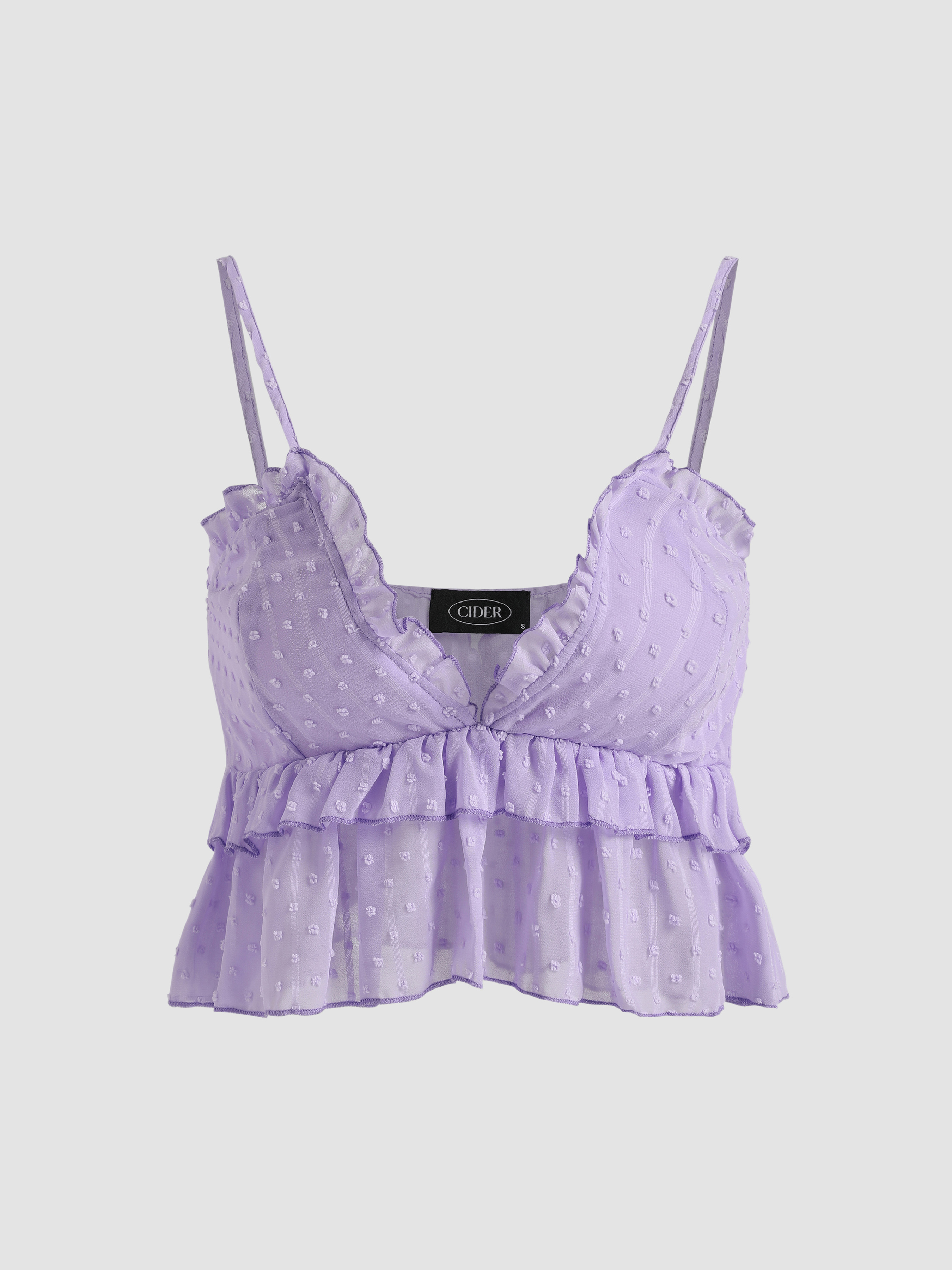 THE SUMMER RUFFLE TANK-Shell Eyelet – CLC by Corey Lynn Calter