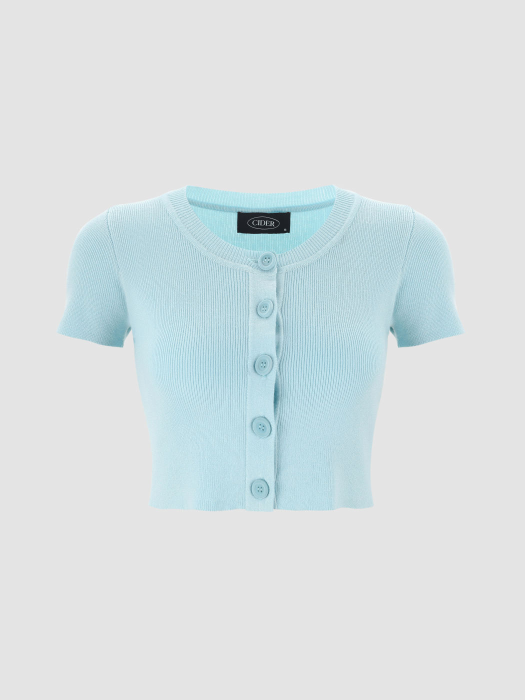 Pastel Blue Knit Top