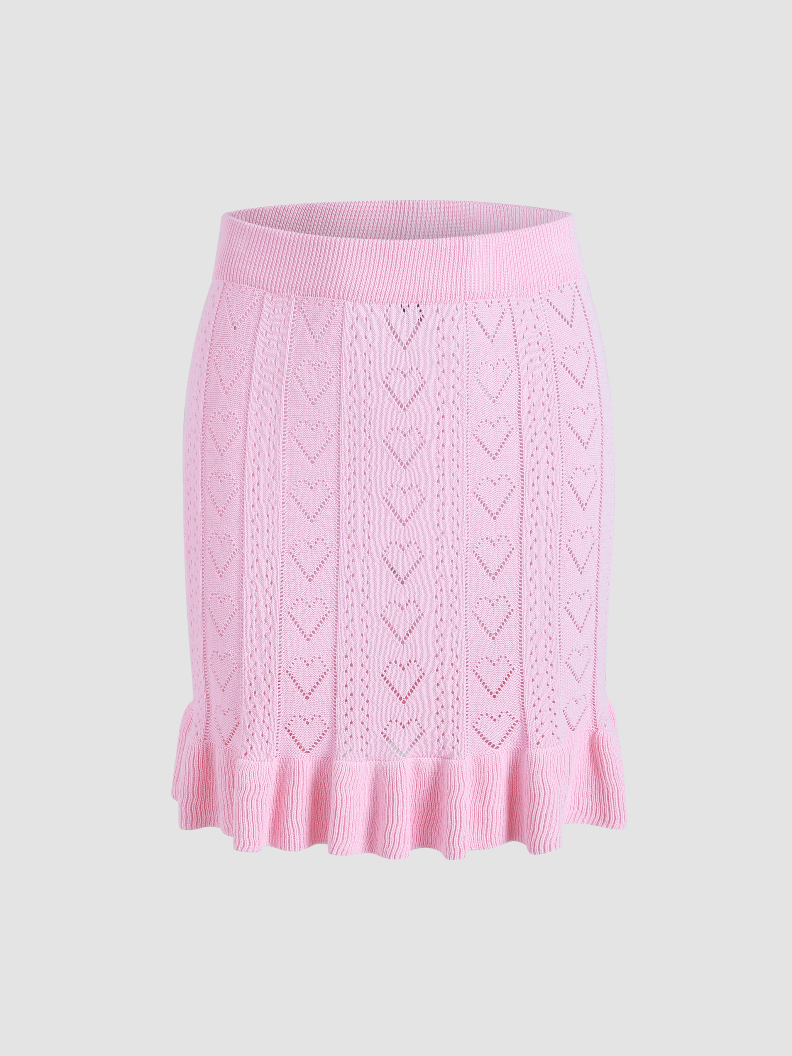 Knit clearance skirt ruffles