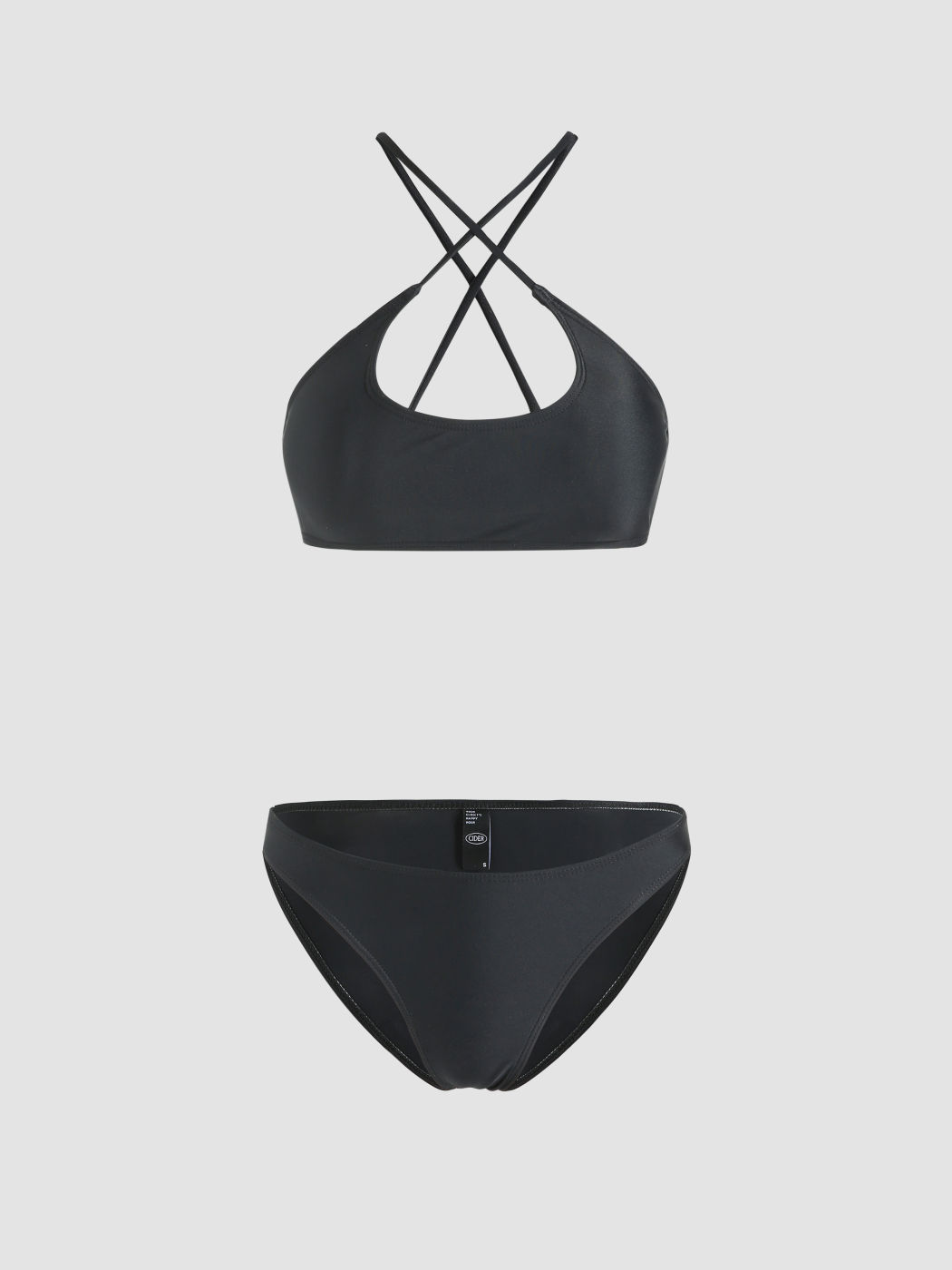 Kreuzhalter-Bikini-Set