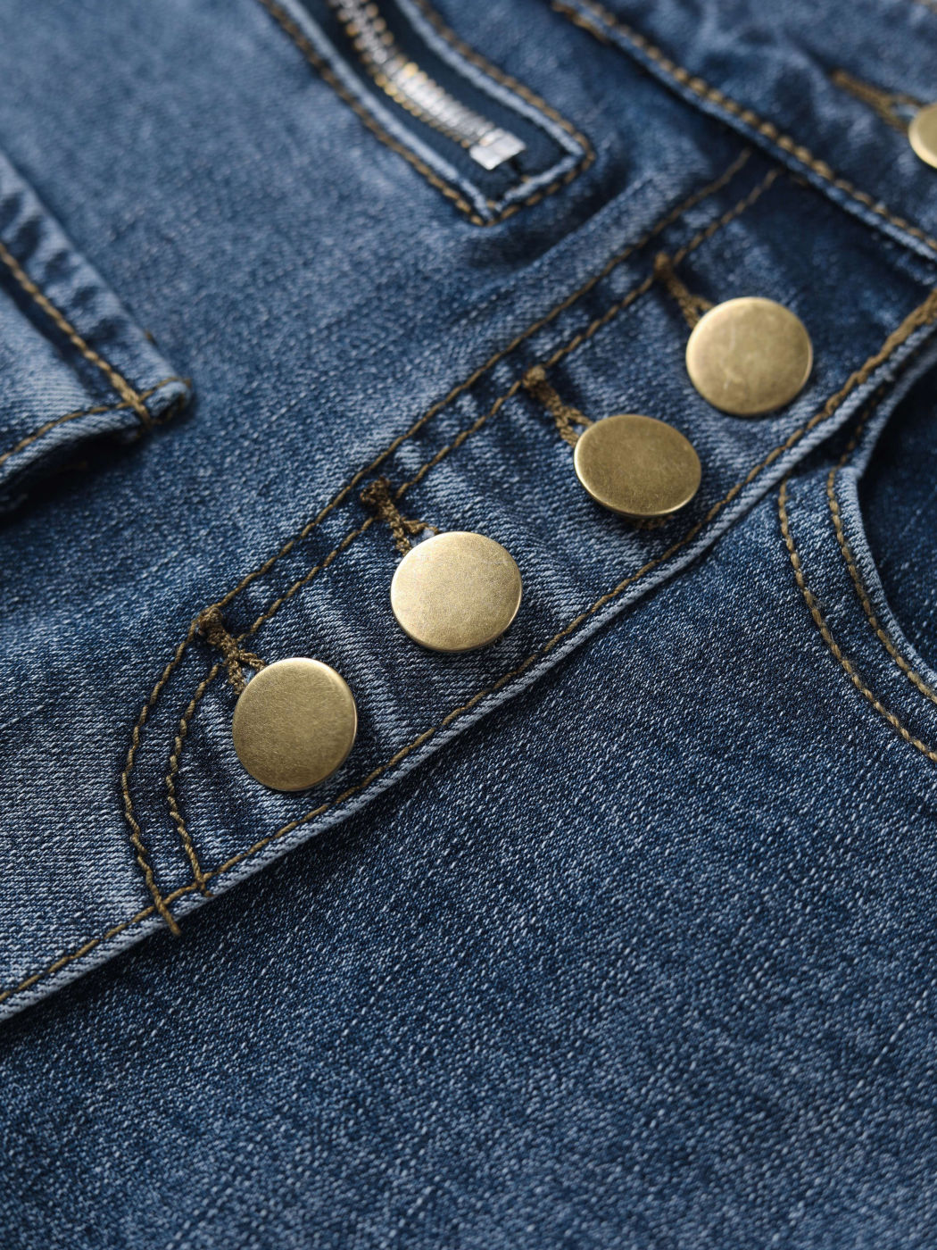Denim Wickelshorts