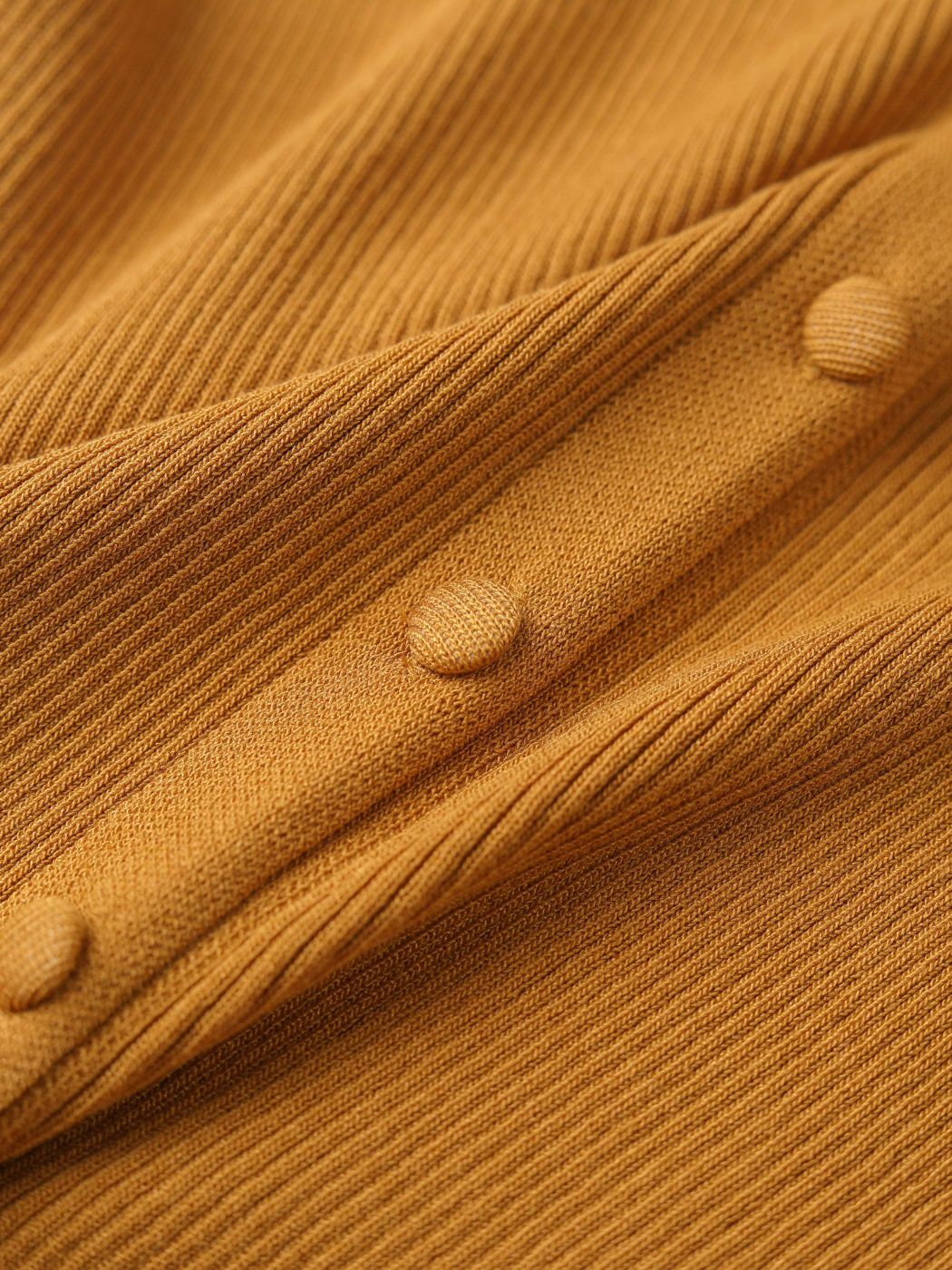 Orange Long Sleeve Cardigan