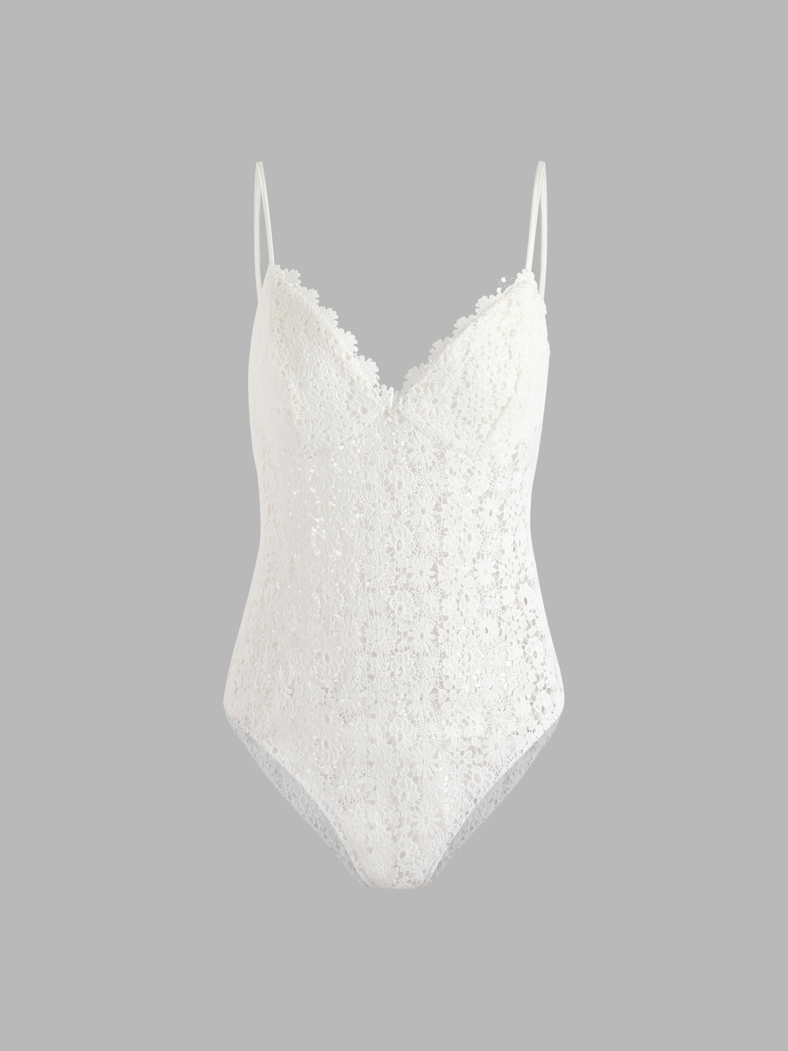 新品未使用CARLA.ONLINE Lace body suit - White