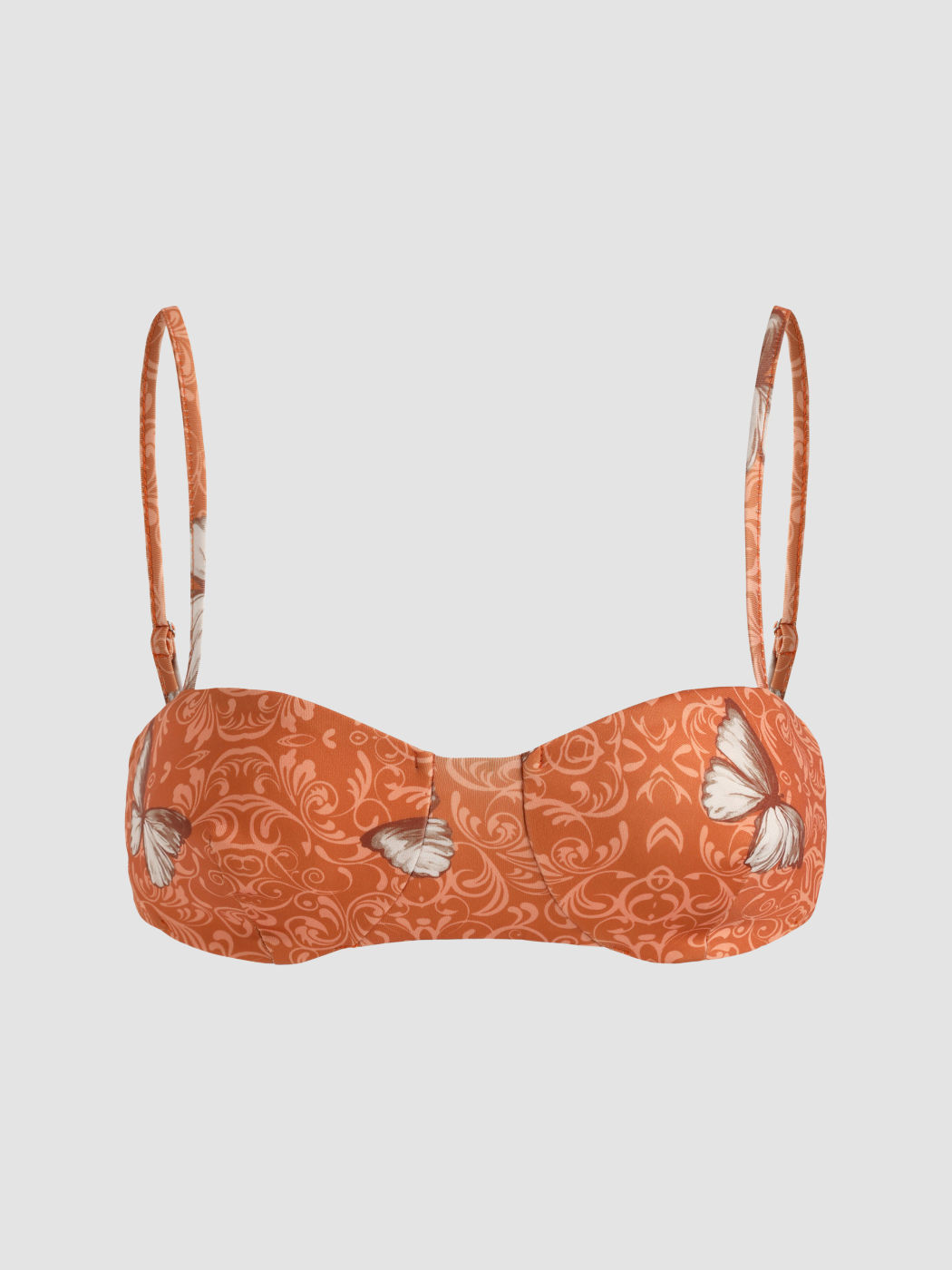  Tribal Schmetterlingsmuster BH-Oberteil