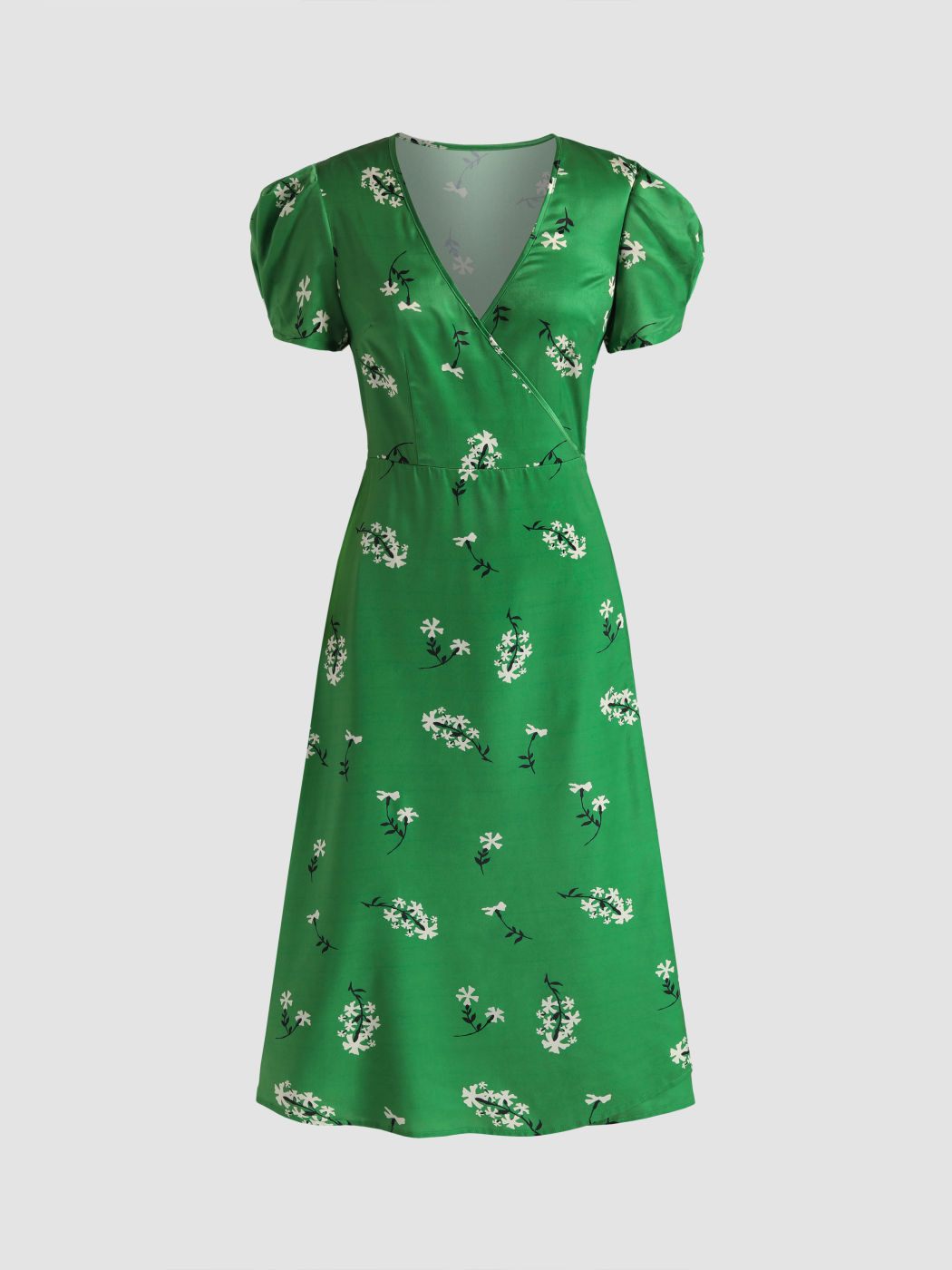 Sydney Floral Puff Sleeve Maxi Dress