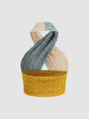 Farbe Patchy Neckholder-Tanktop