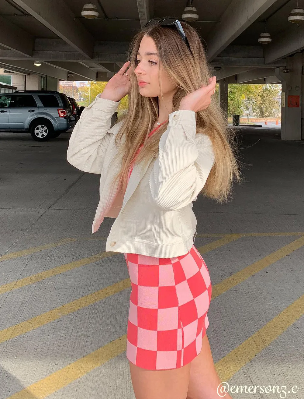 White Corduroy Jacket Top