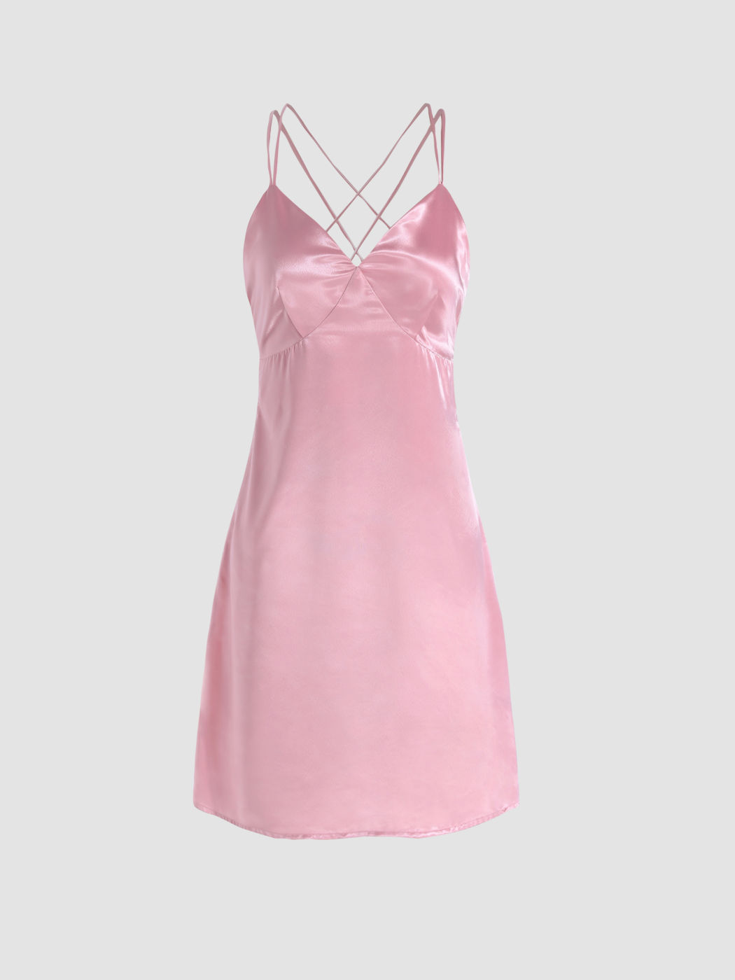 Solids Cami-Kleid aus Satin