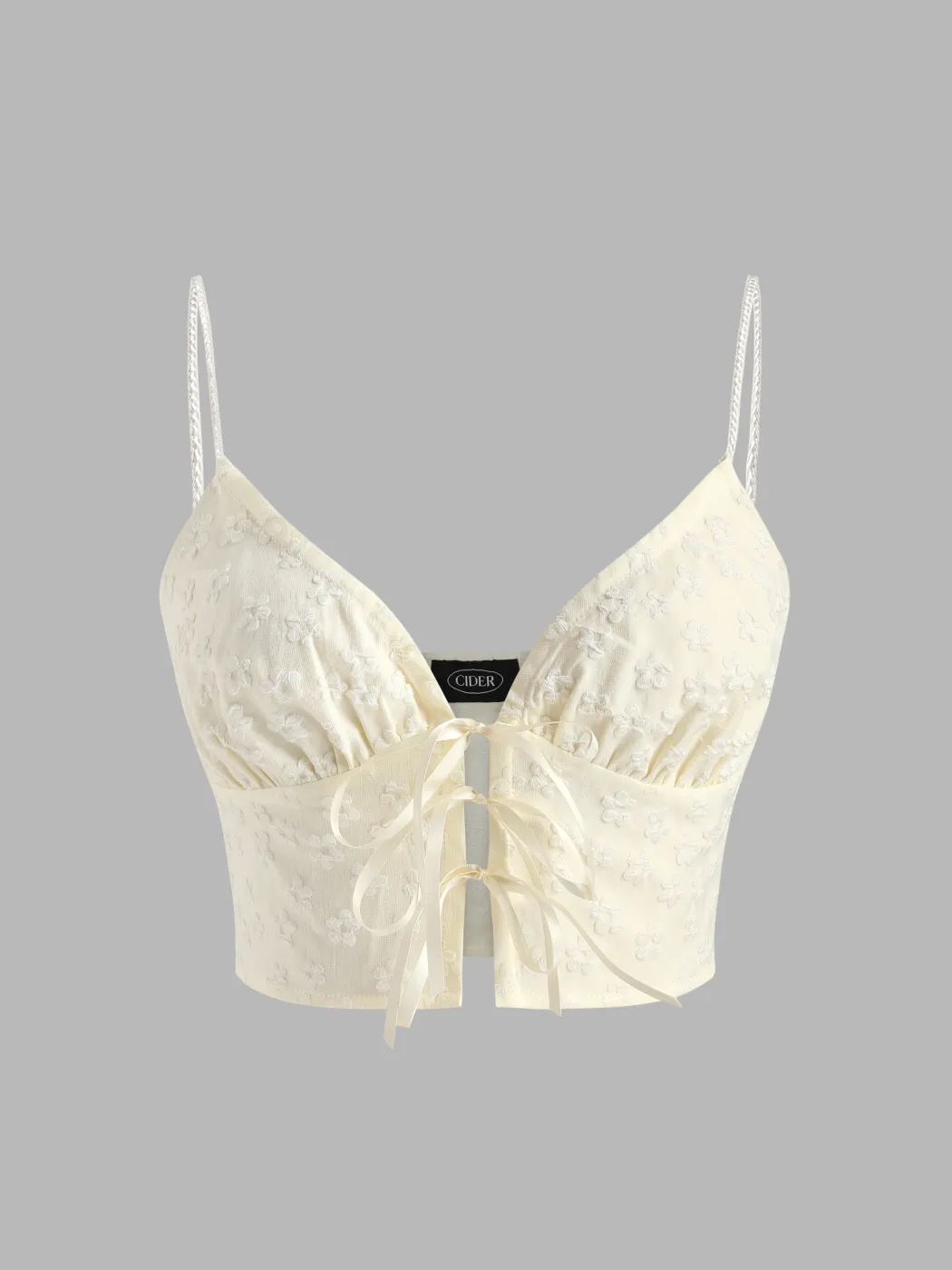 Floral Lace Corset Tank Top For Daily Casual