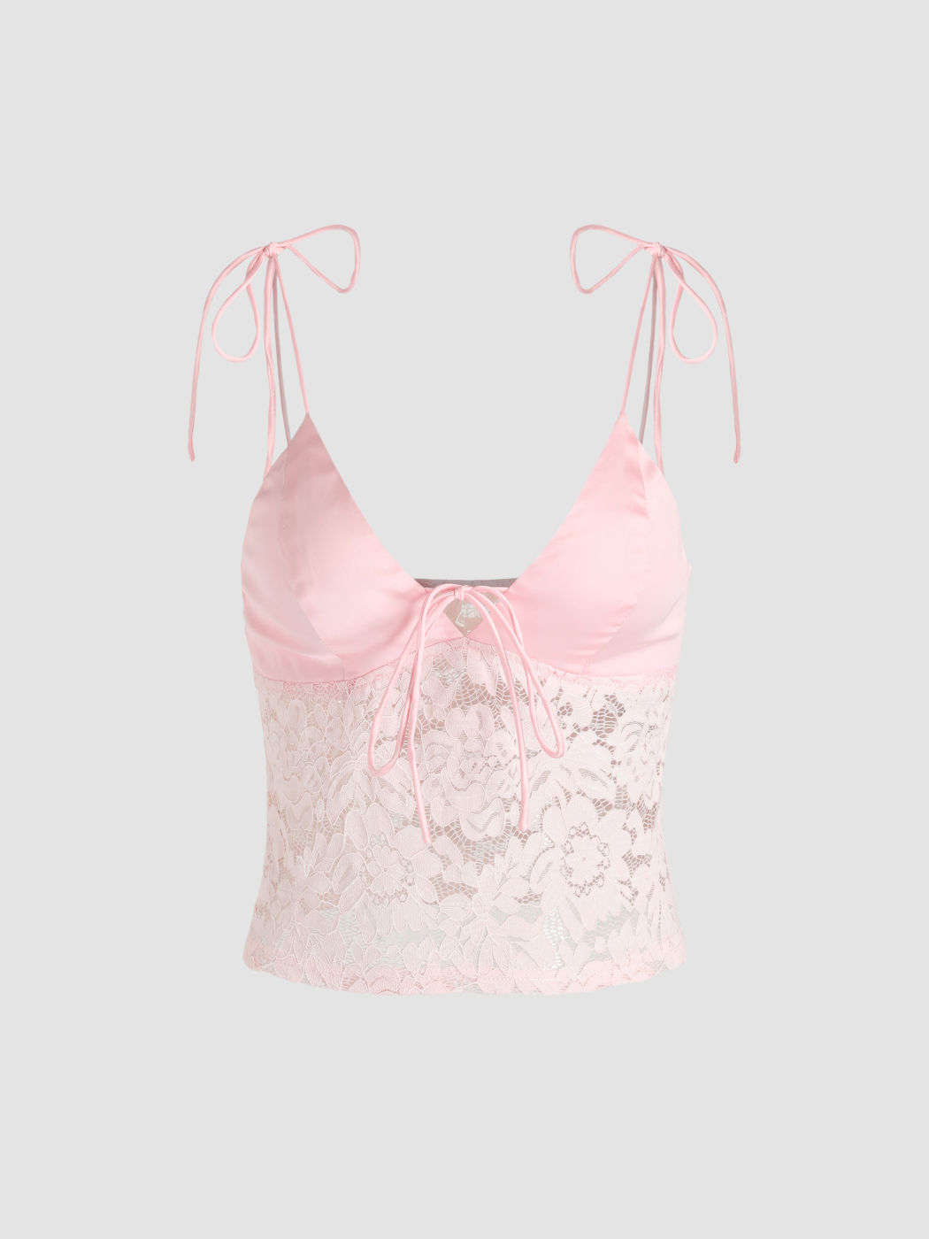 Floral Lace Corset Tank Top For Daily Casual